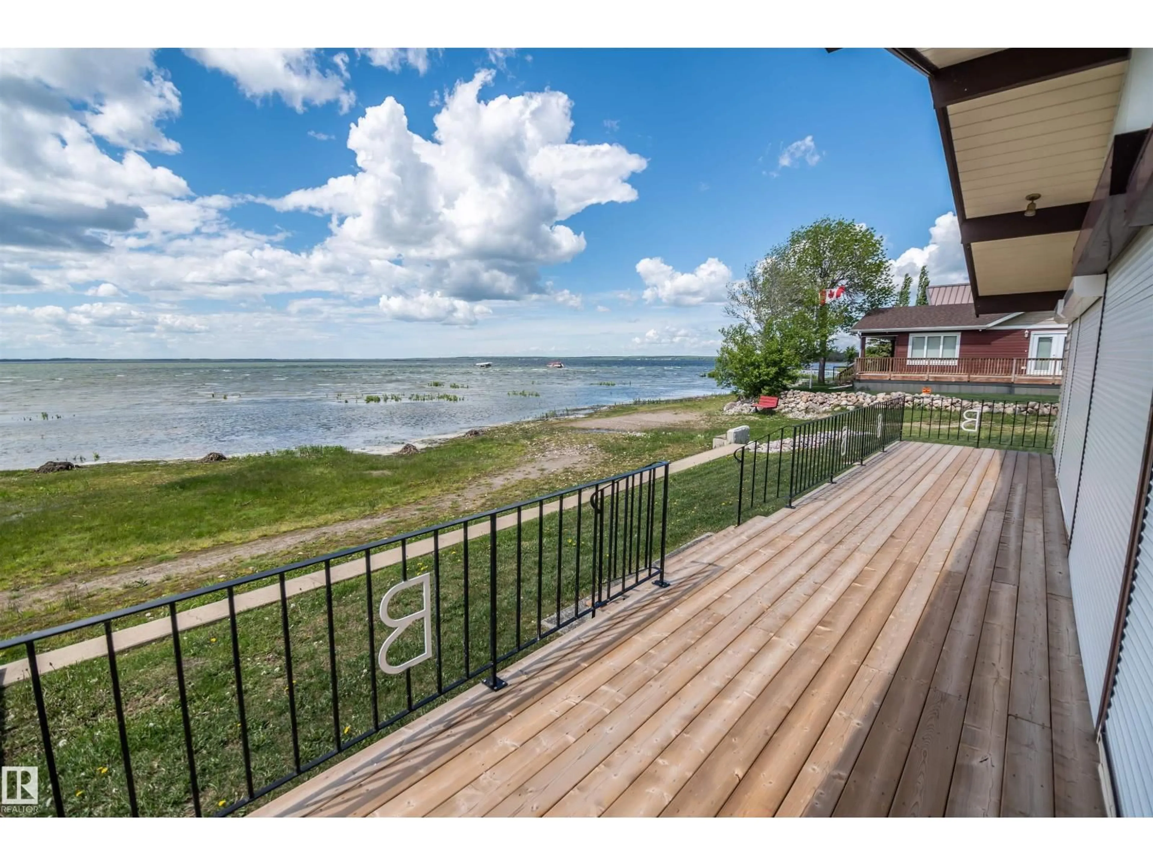 Patio, water/lake/river/ocean view for 4404 50 AV, Rural Lac Ste. Anne County Alberta T0E0A0