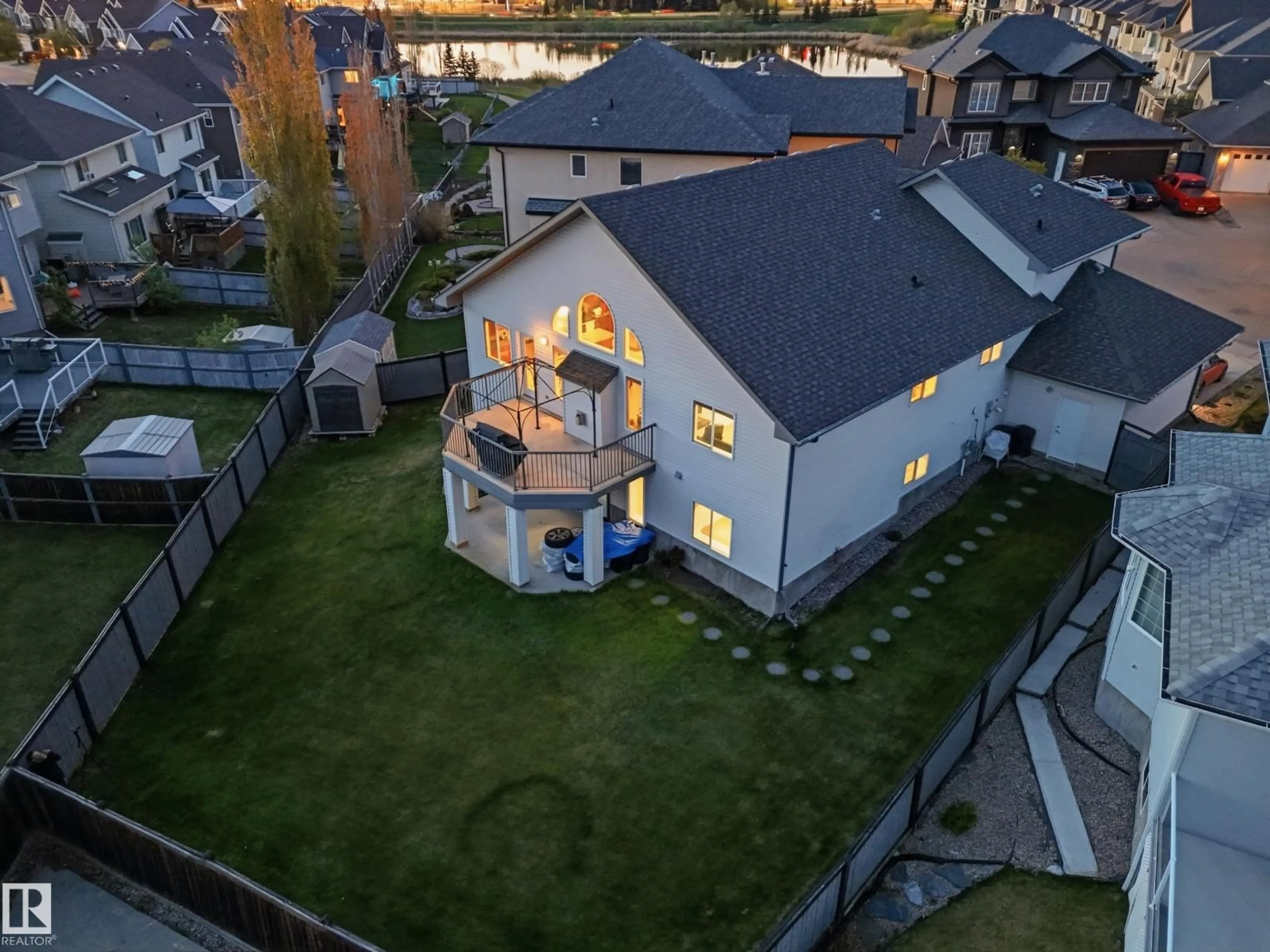 A pic from outside/outdoor area/front of a property/back of a property/a pic from drone, unknown for SW - 1324 70 ST, Edmonton Alberta T6X1K9