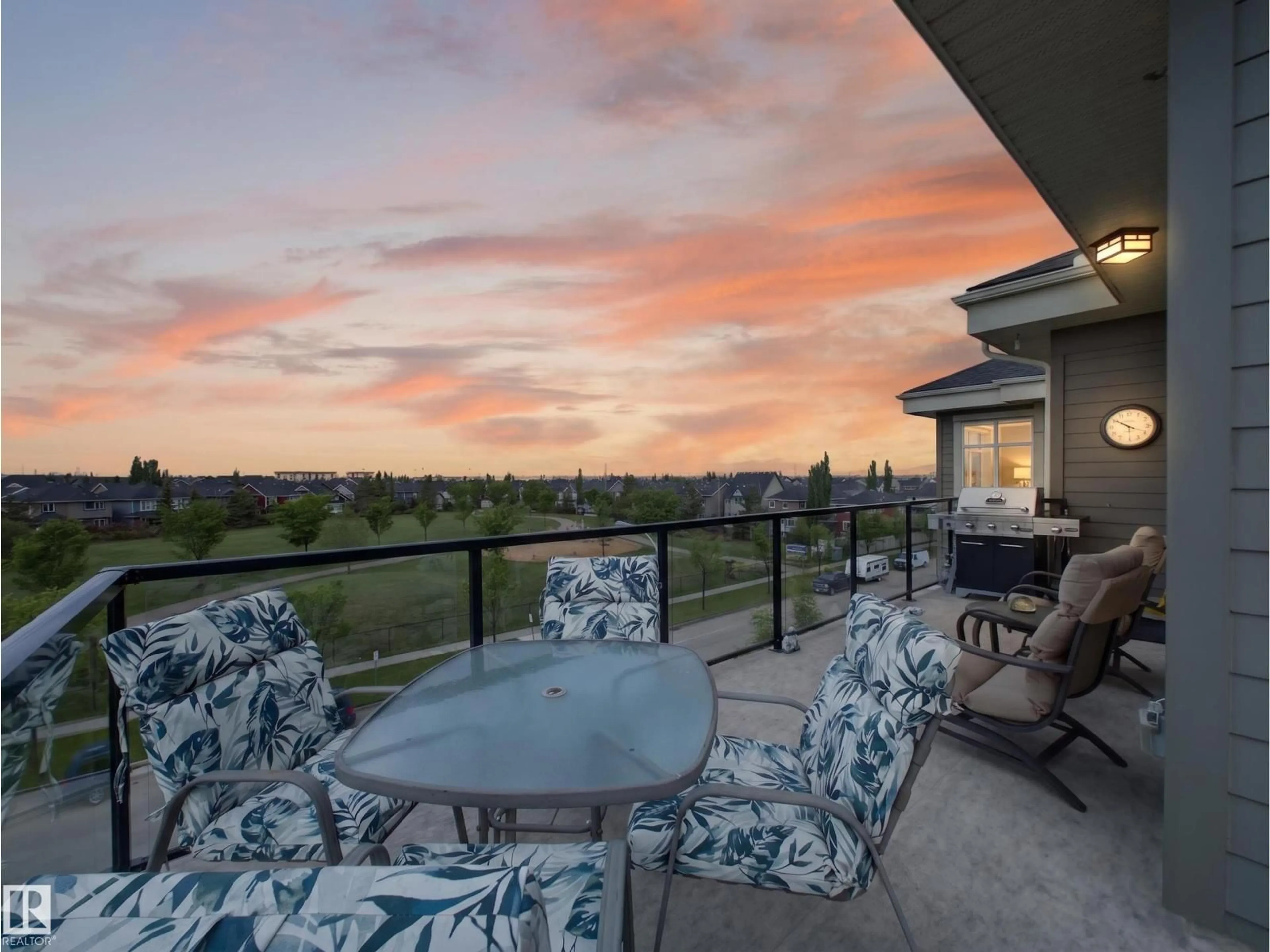 Patio, water/lake/river/ocean view for 5001 - 408 ETON BV, Sherwood Park Alberta T8H0N7