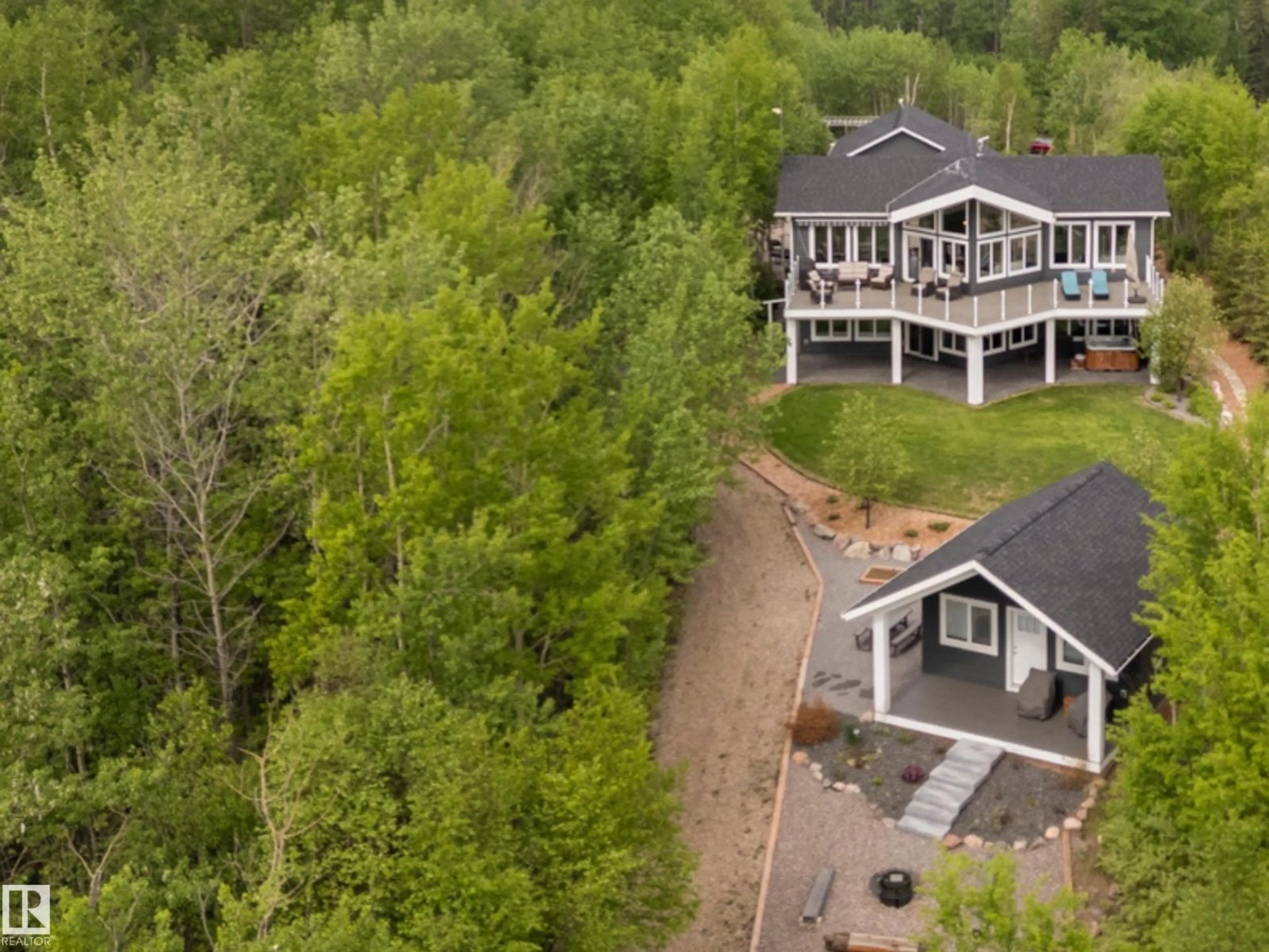 A pic from outside/outdoor area/front of a property/back of a property/a pic from drone, unknown for 5 - 64301 RGE RD 423A, Rural Bonnyville M.D. Alberta T0A0T0