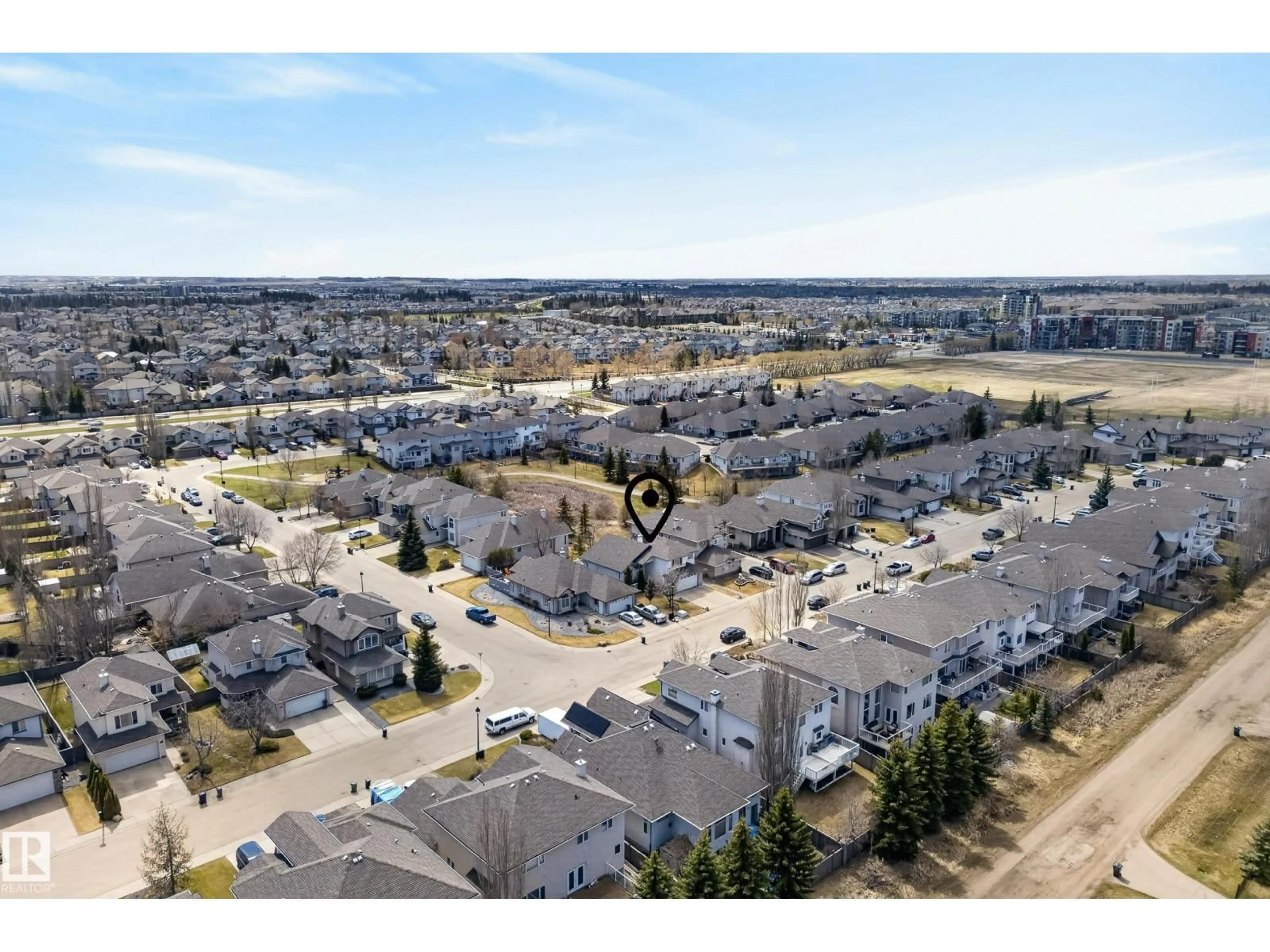 A pic from outside/outdoor area/front of a property/back of a property/a pic from drone, unknown for SW - 10807 6 AV, Edmonton Alberta T6W1G3