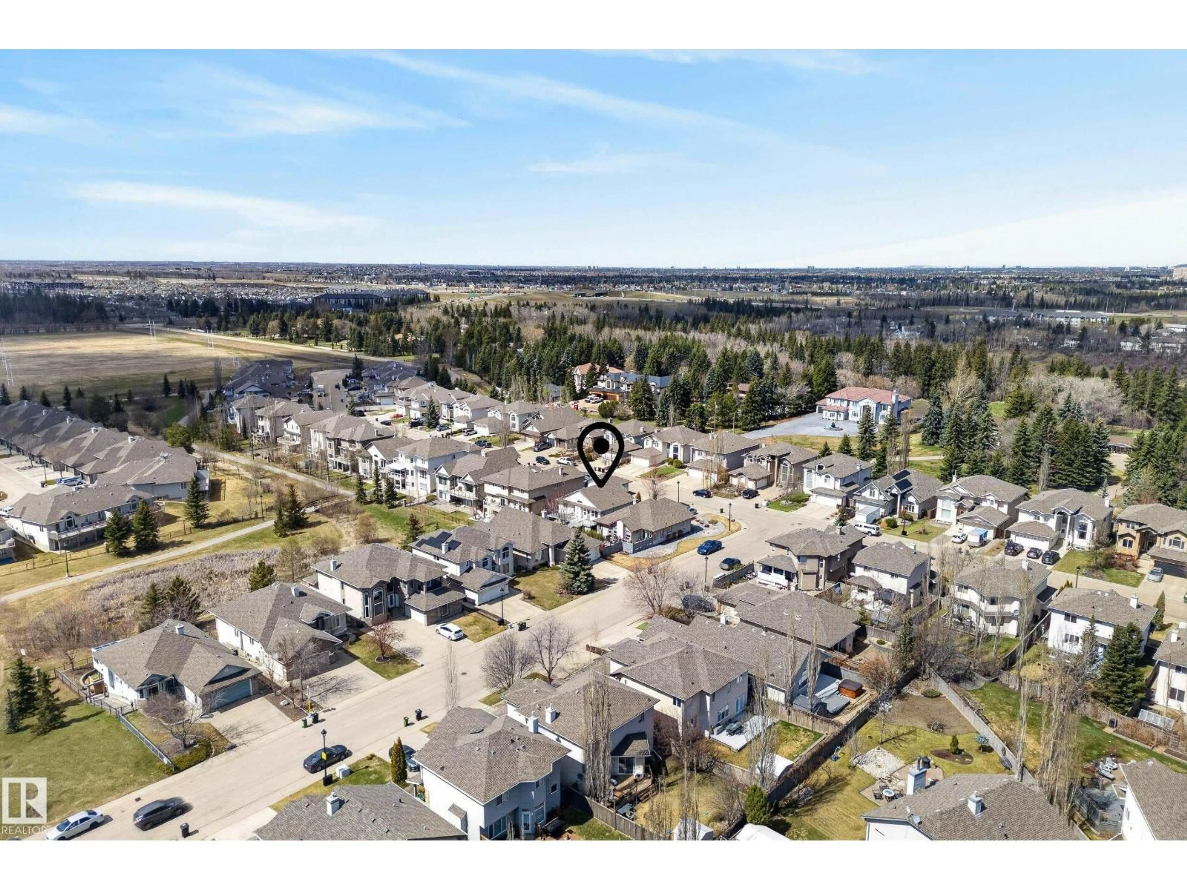 A pic from outside/outdoor area/front of a property/back of a property/a pic from drone, street for SW - 10807 6 AV, Edmonton Alberta T6W1G3