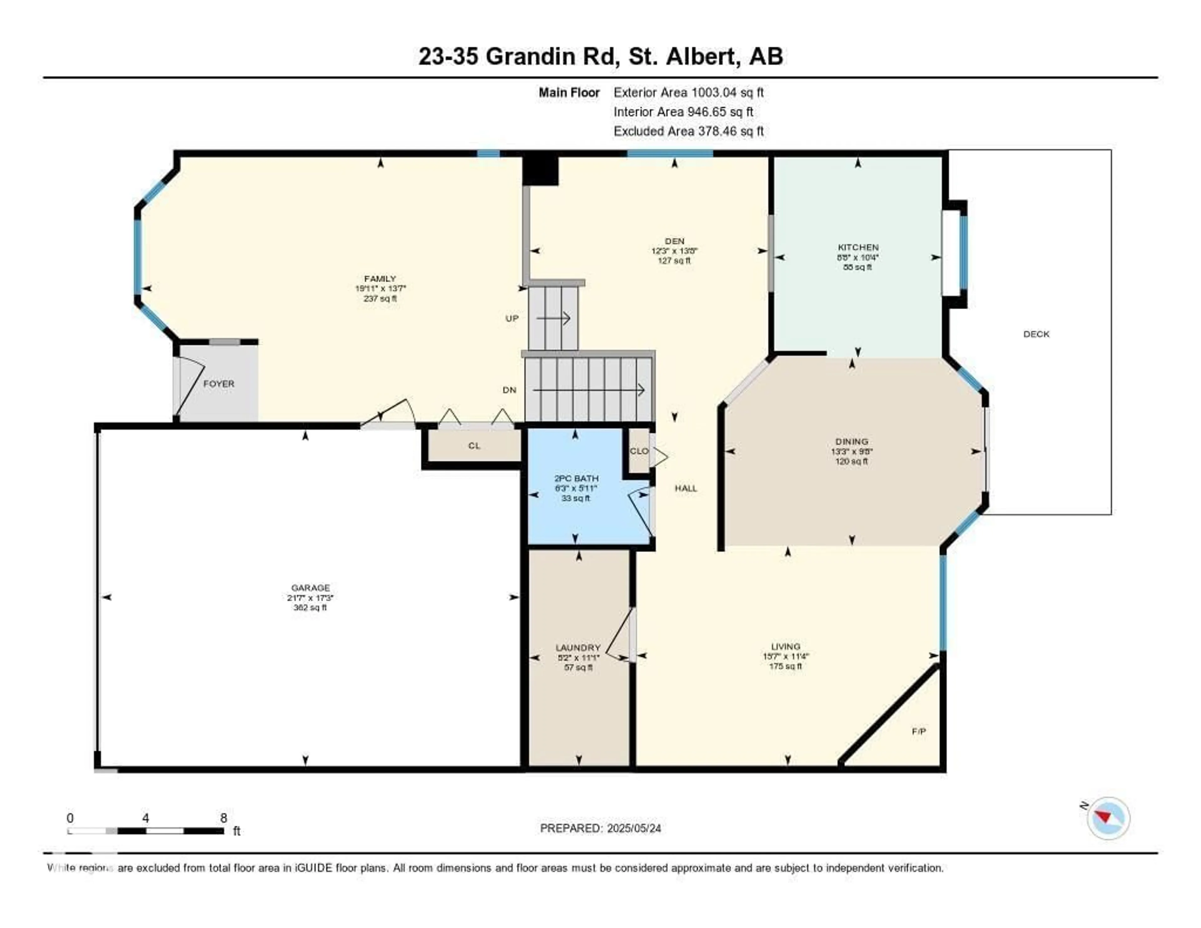 Floor plan for 35 - 23 GARDEN RD, St. Albert Alberta T8N5W2
