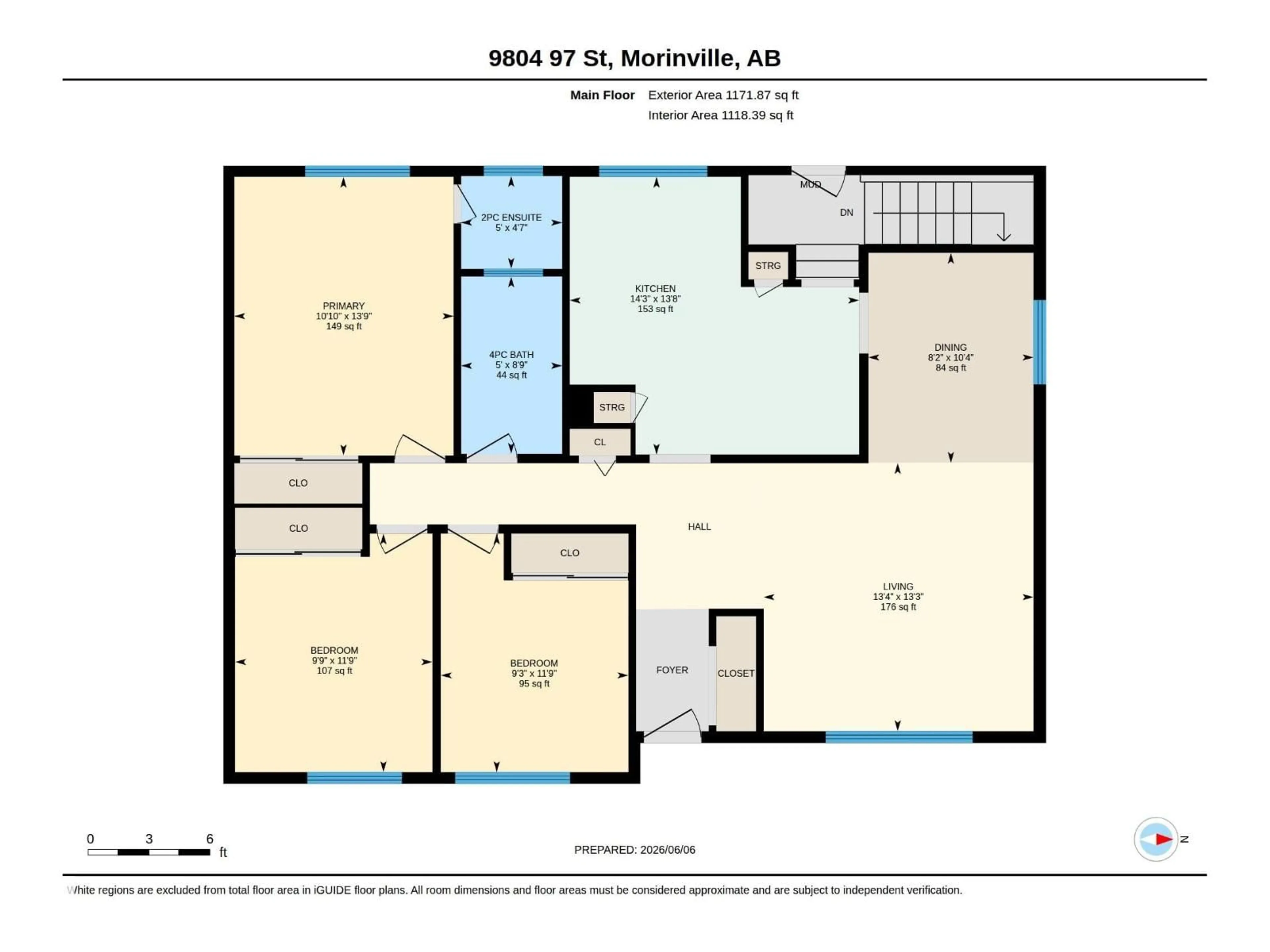 Floor plan for 9804 97 ST, Morinville Alberta T8R1G7
