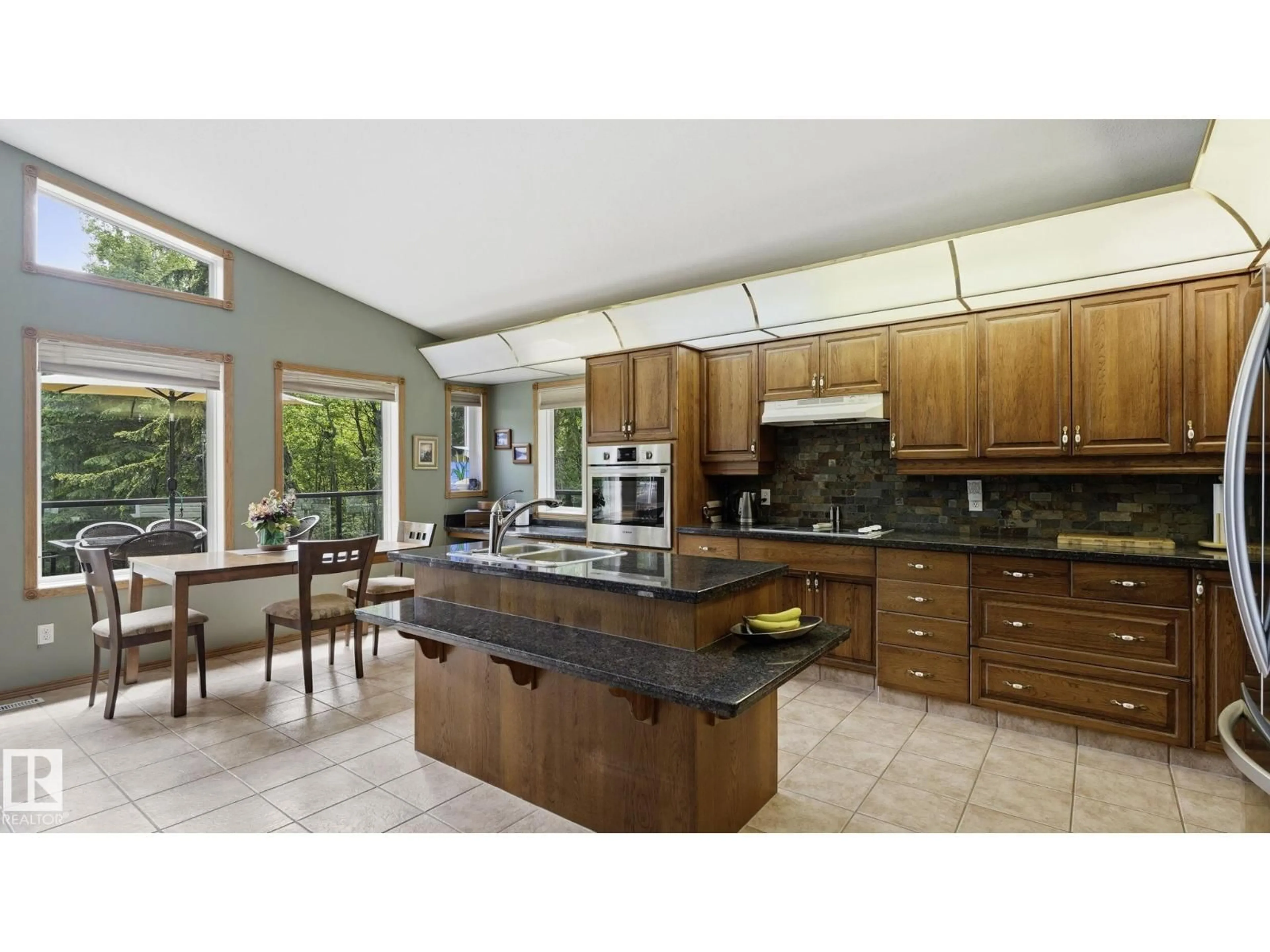 Open concept kitchen, ceramic/tile floor for 17 - 2414 TWP ROAD 522, Rural Parkland County Alberta T7Y3L8
