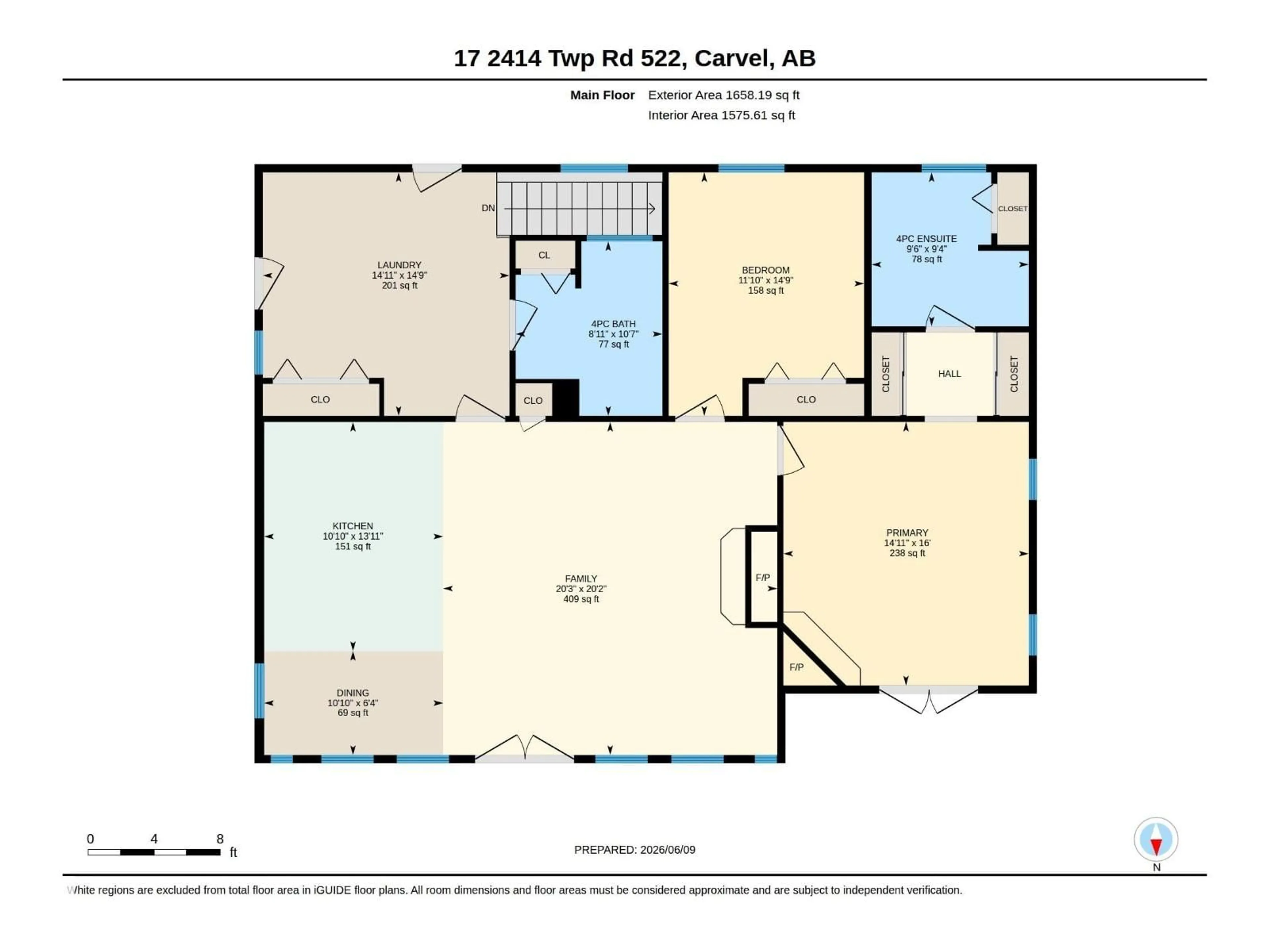 Floor plan for 17 - 2414 TWP ROAD 522, Rural Parkland County Alberta T7Y3L8