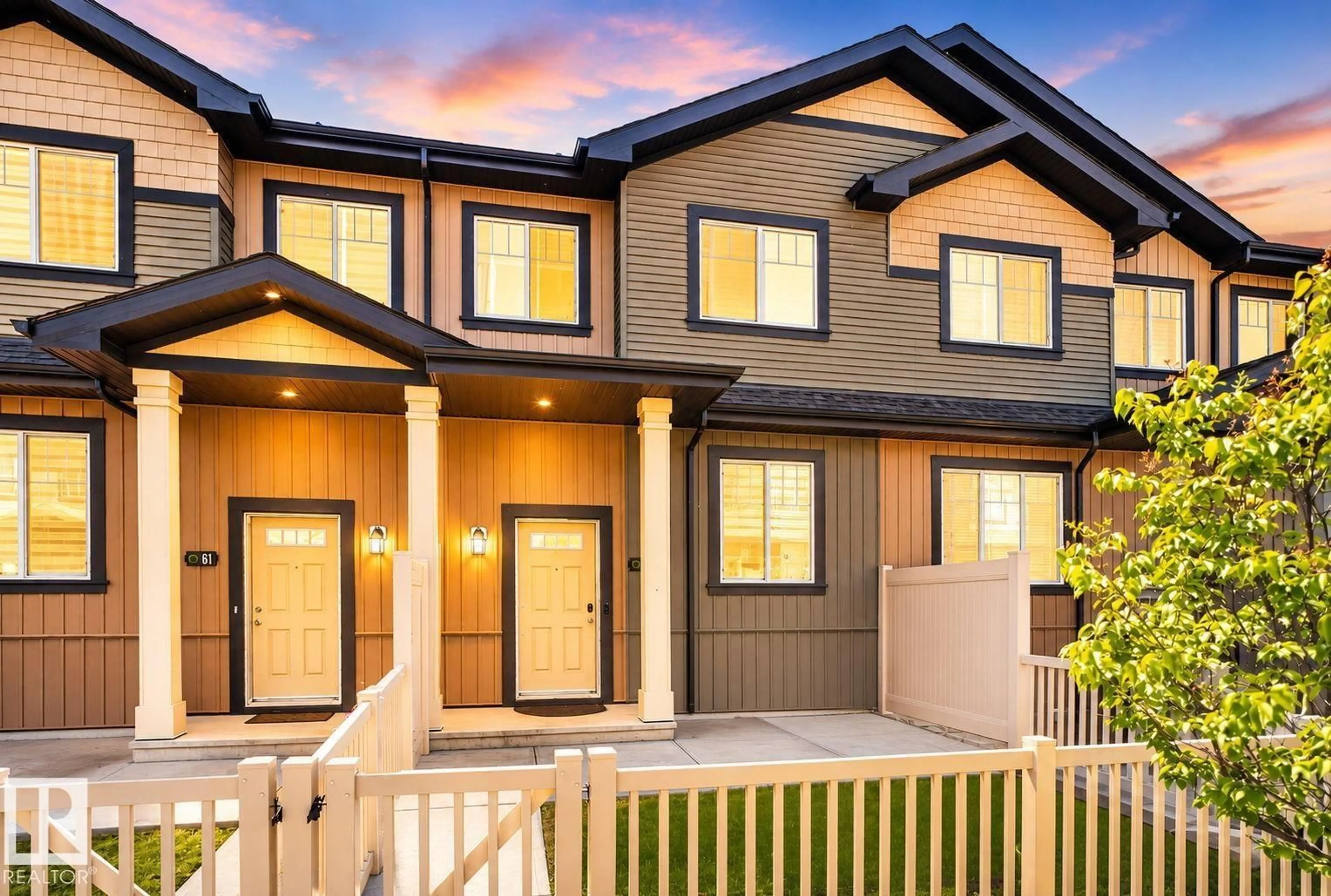 Home with vinyl exterior material, street for #62 - 3305 ORCHARDS LI, Edmonton Alberta T6X2H1