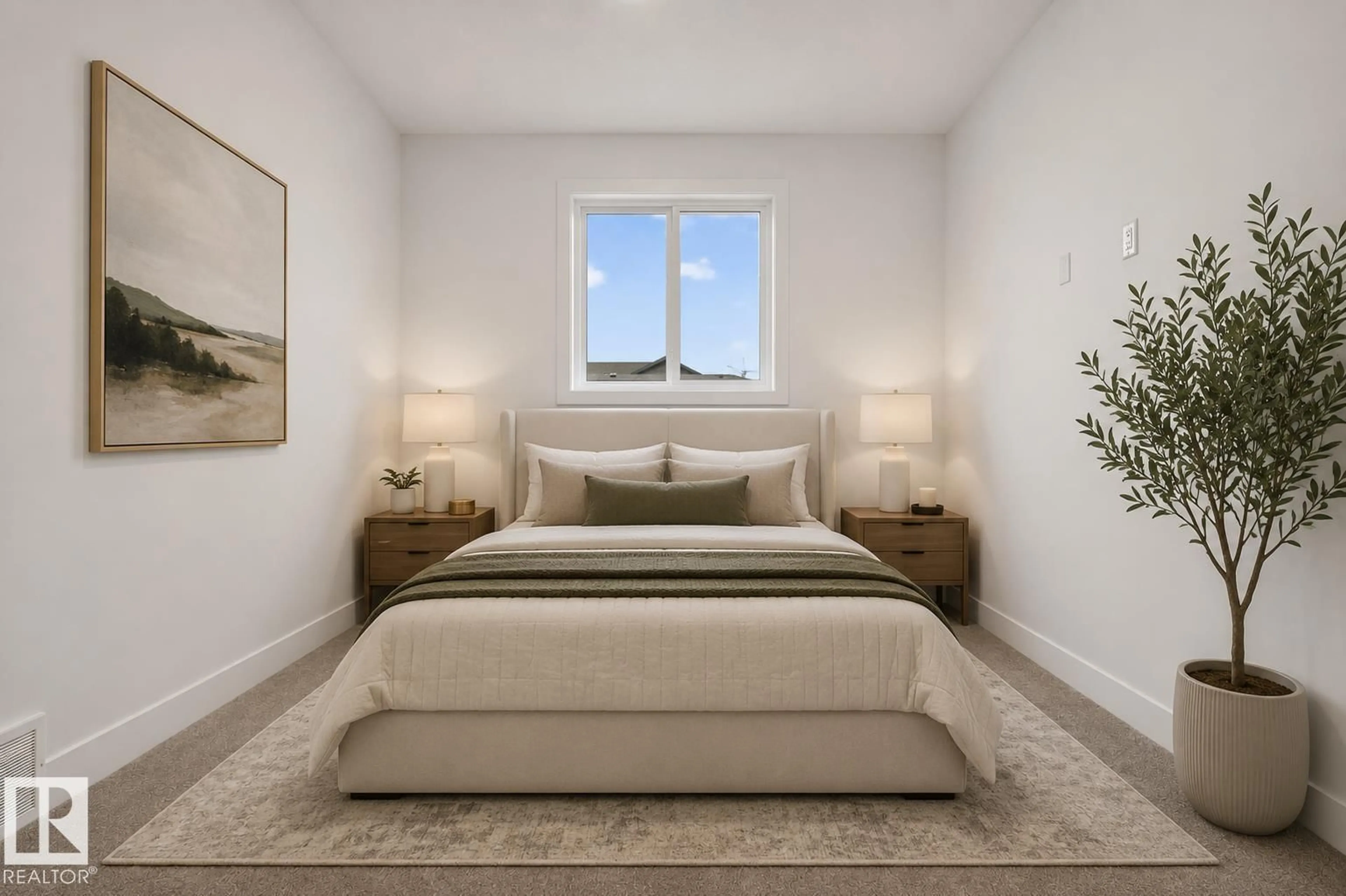 Bedroom with bed, unknown for 15 REDBUD WY, St. Albert Alberta T8N8G2