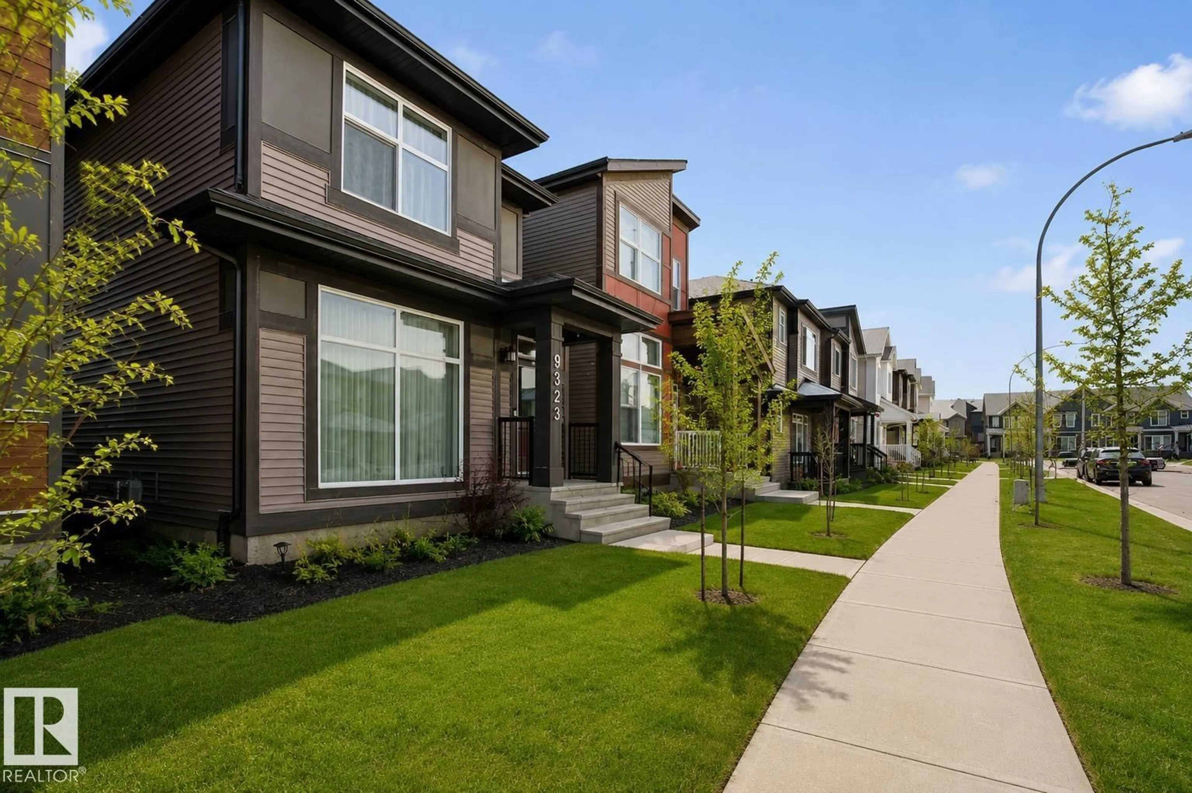 Home with brick exterior material, street for 9323 226 ST, Edmonton Alberta T5T7R5