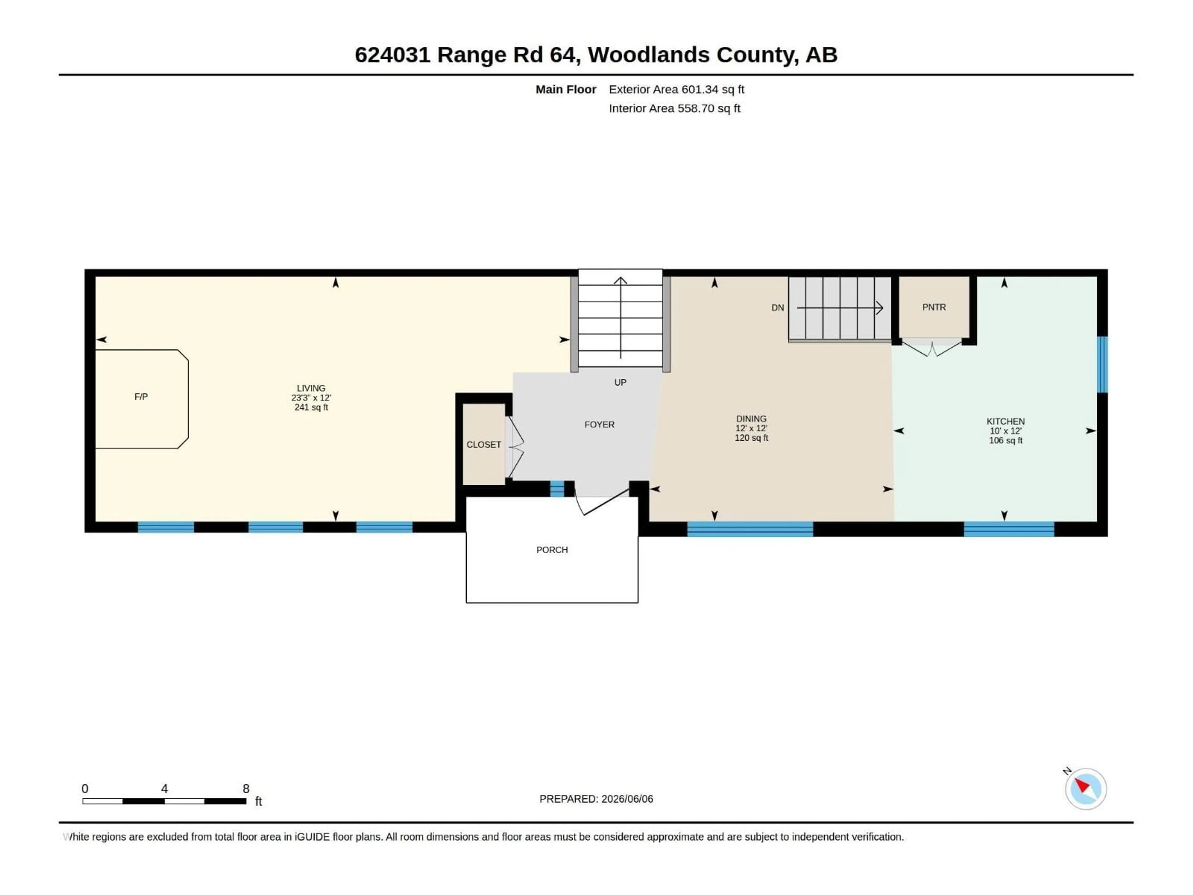 Floor plan for 624031 RGE ROAD 64, Rural Woodlands County Alberta T0G1A0