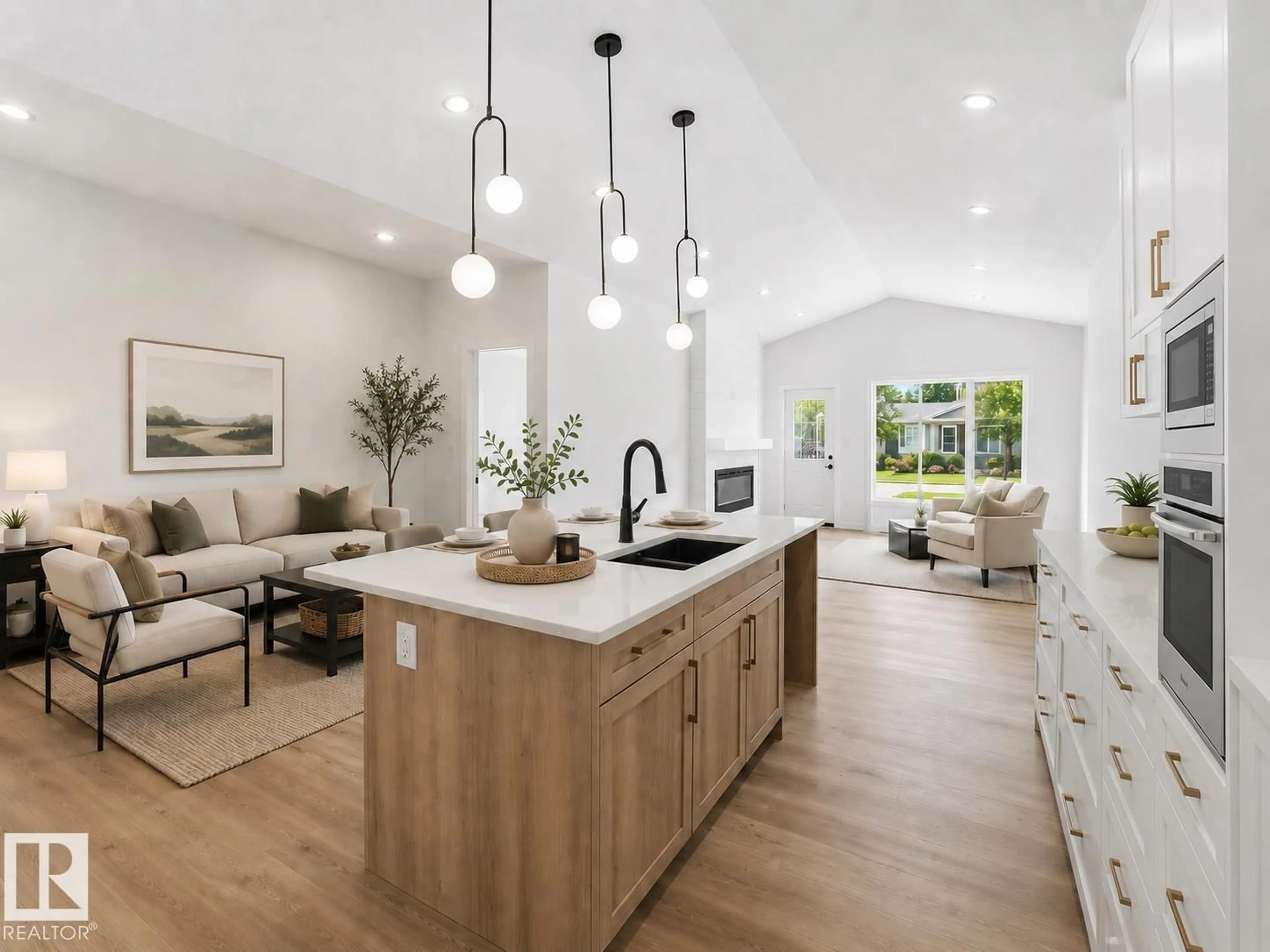 Open concept kitchen, unknown for 3320 CHICKADEE DR, Edmonton Alberta T5S0V4