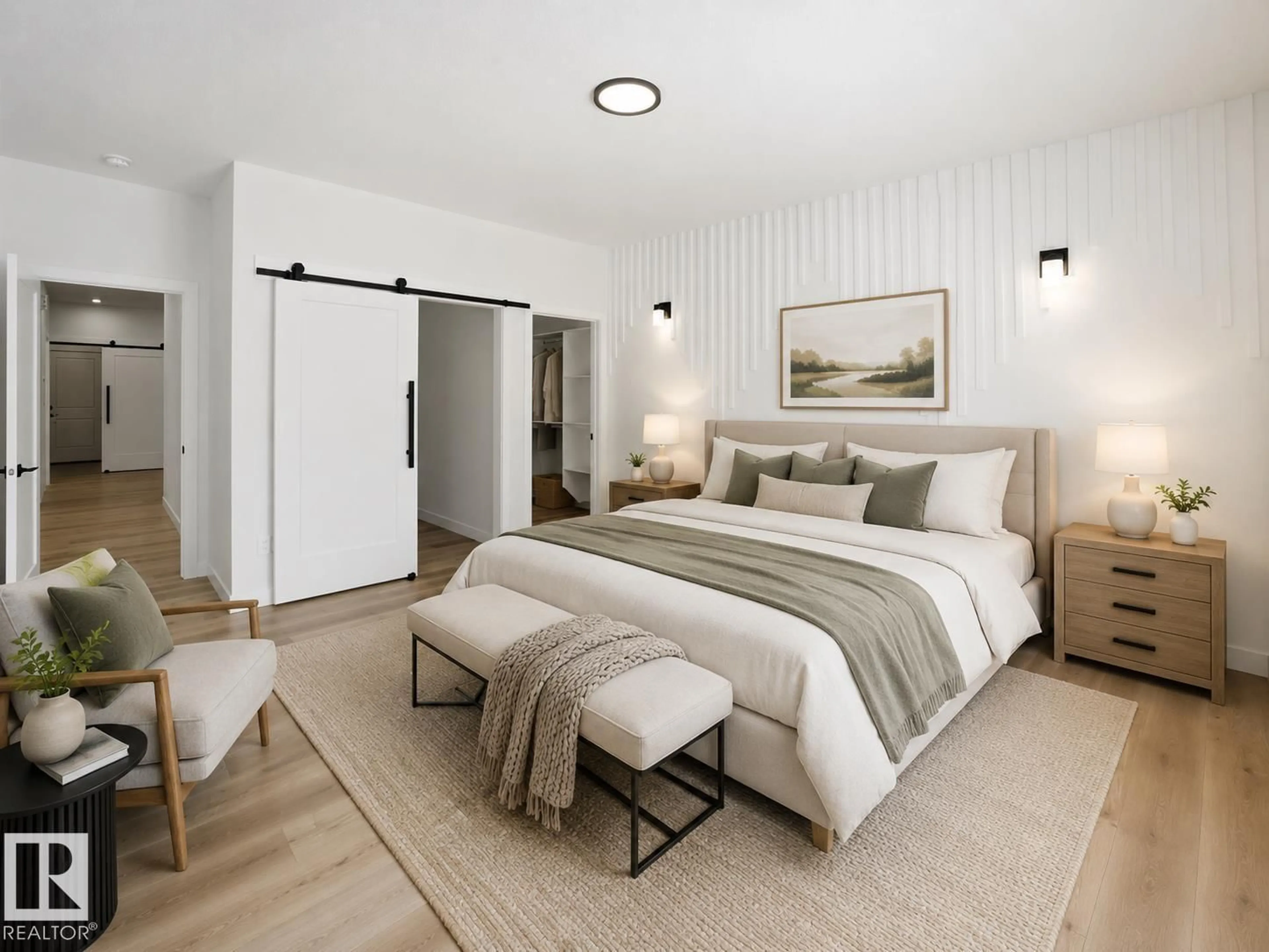 Bedroom with bed, unknown for 3320 CHICKADEE DR, Edmonton Alberta T5S0V4