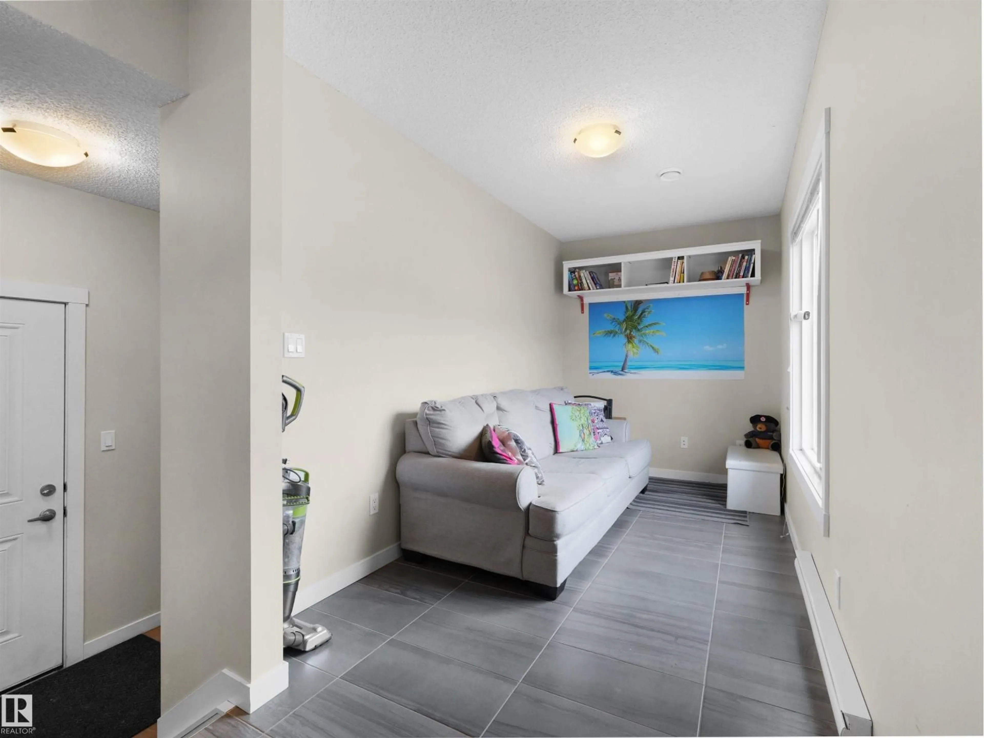 Living room with furniture, ceramic/tile floor for 4 - 735 ALLARD BV, Edmonton Alberta T6W3W5