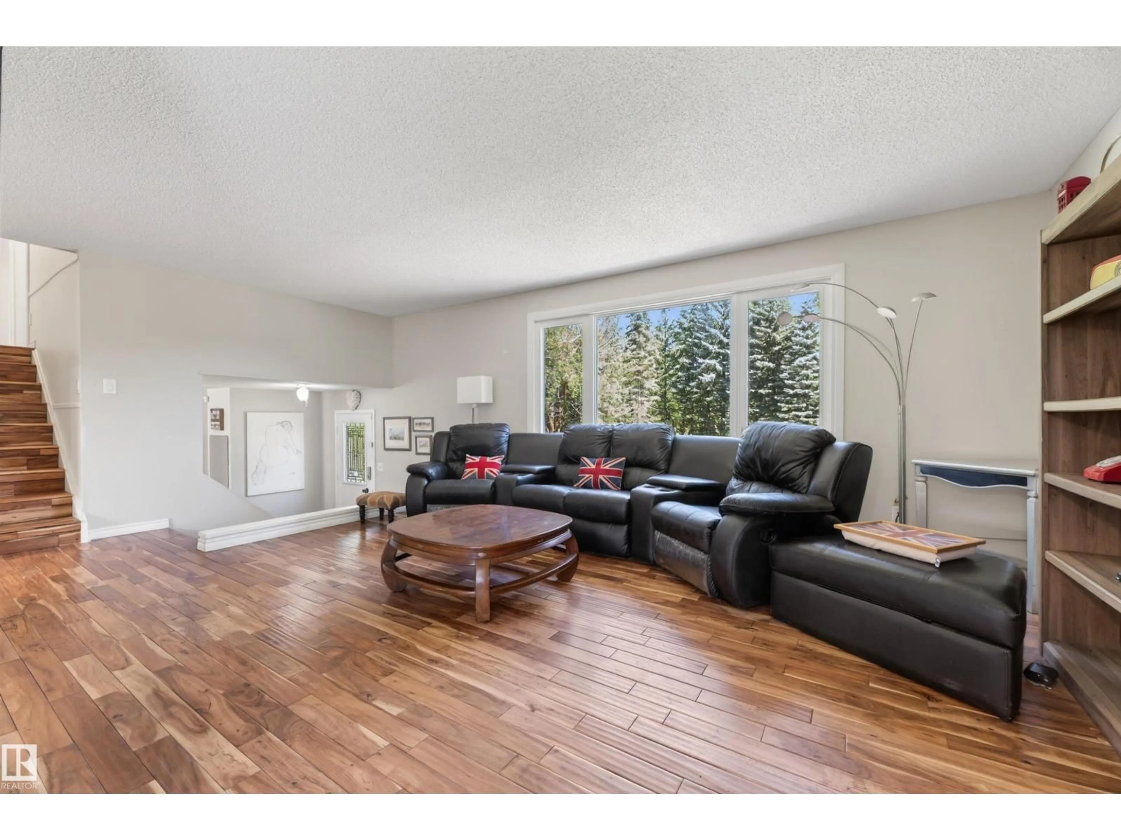 Living room with furniture, unknown for 22559 - 448 WYE RD, Rural Strathcona County Alberta T8B1L4