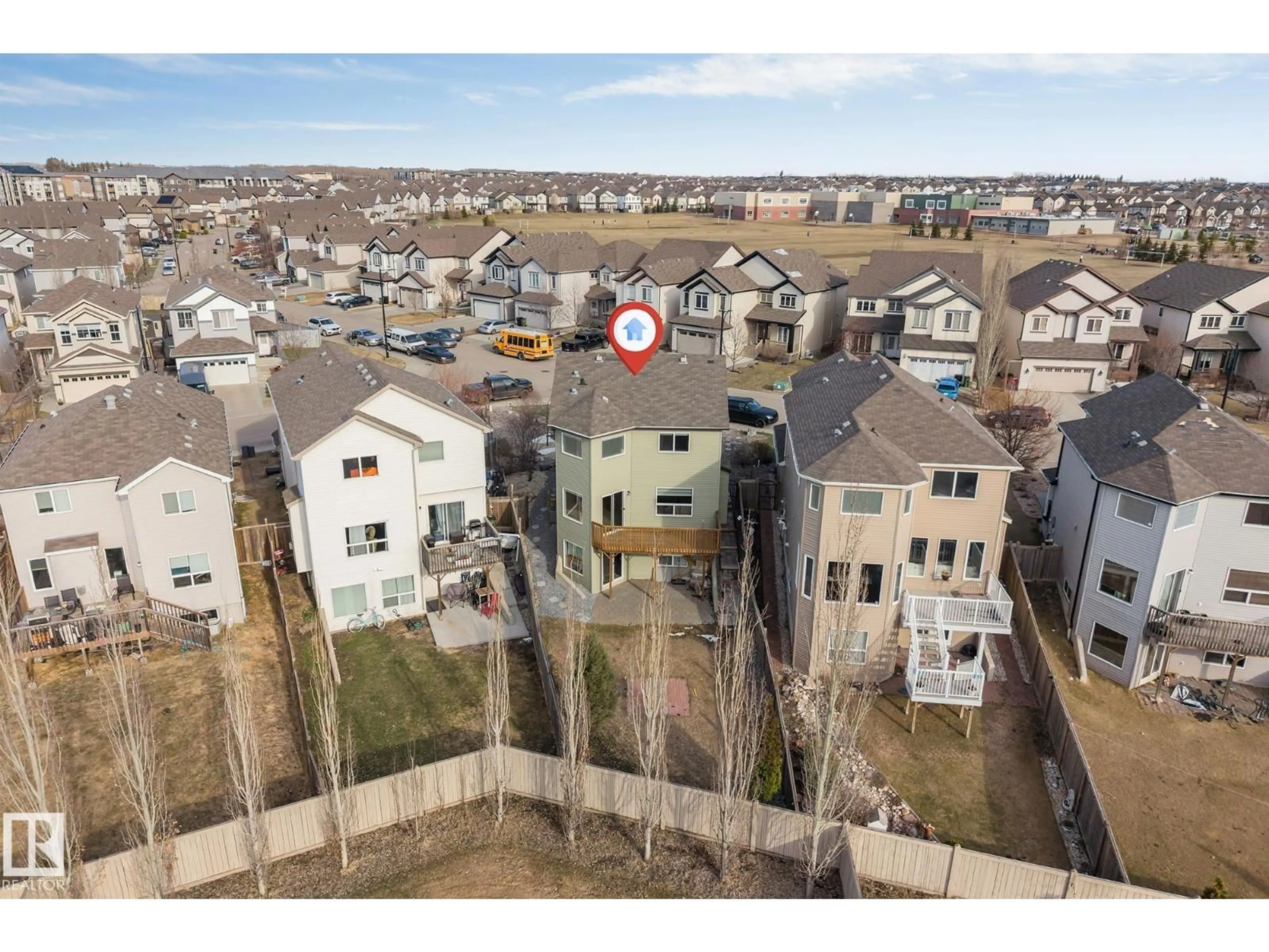 A pic from outside/outdoor area/front of a property/back of a property/a pic from drone, unknown for SW - 5928 12 AV, Edmonton Alberta T6X0M7