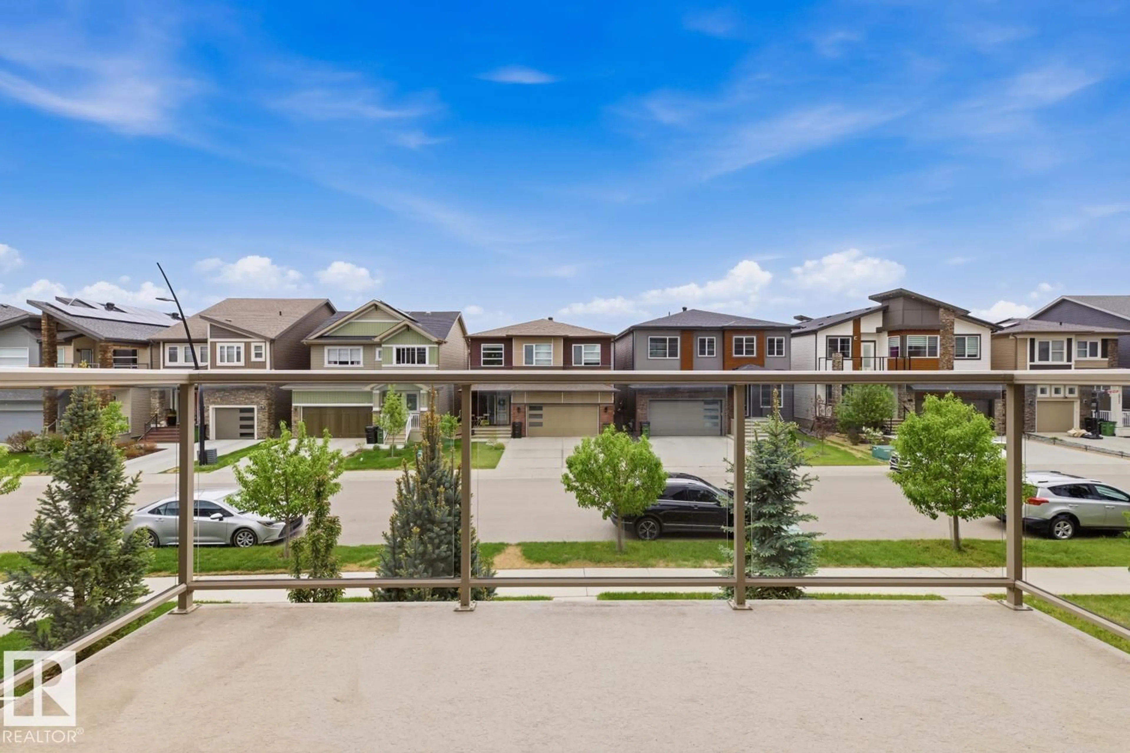A pic from outside/outdoor area/front of a property/back of a property/a pic from drone, street for NW SW - 19730 26A AV, Edmonton Alberta T6M0W9