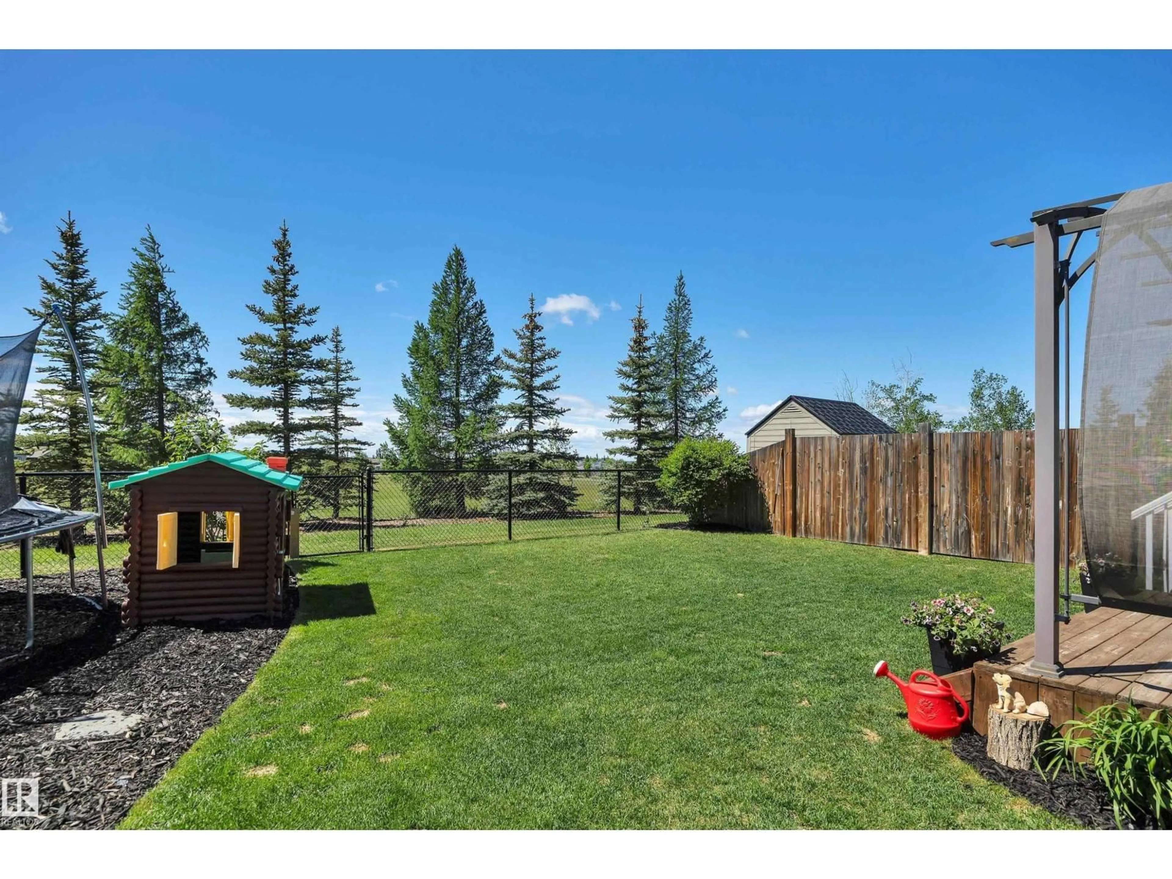 Patio, mountain view for 86 SANDALWOOD PL, Leduc Alberta T6W3E6