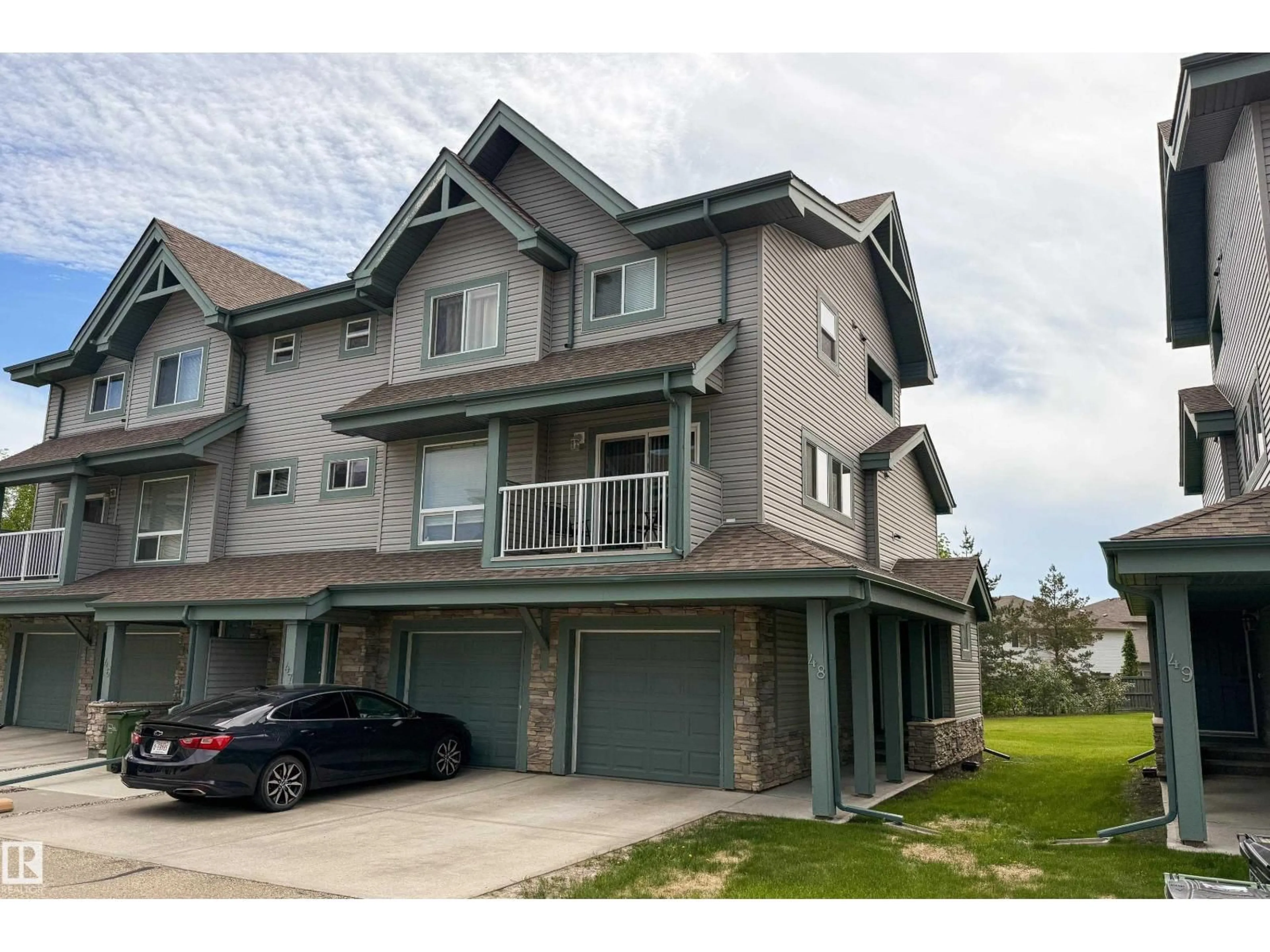 A pic from outside/outdoor area/front of a property/back of a property/a pic from drone, unknown for 48 - 12050 17 AV, Edmonton Alberta T6W1X4