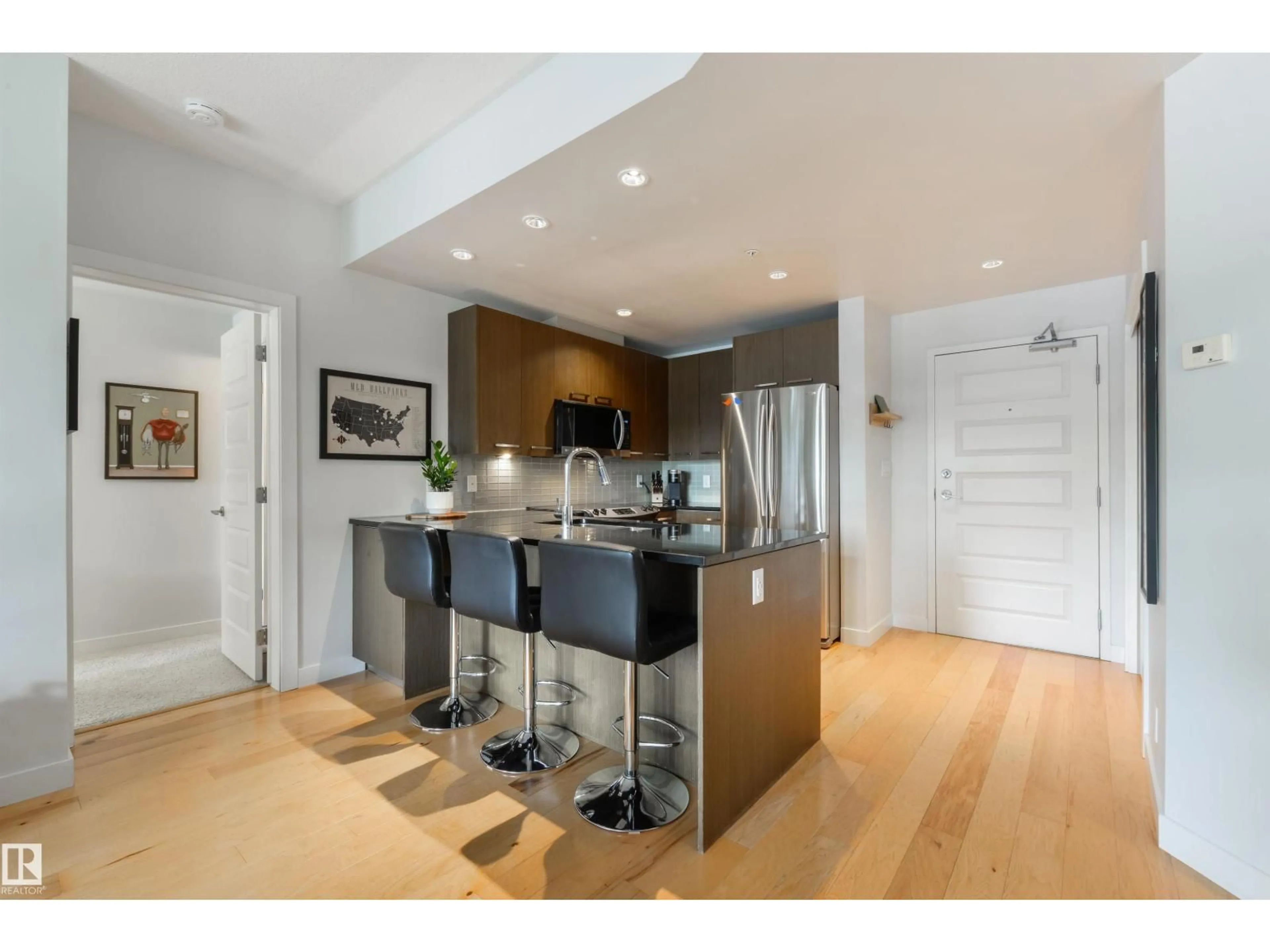 Open concept kitchen, unknown for 205 - 9908 84 AV, Edmonton Alberta T6E2G3