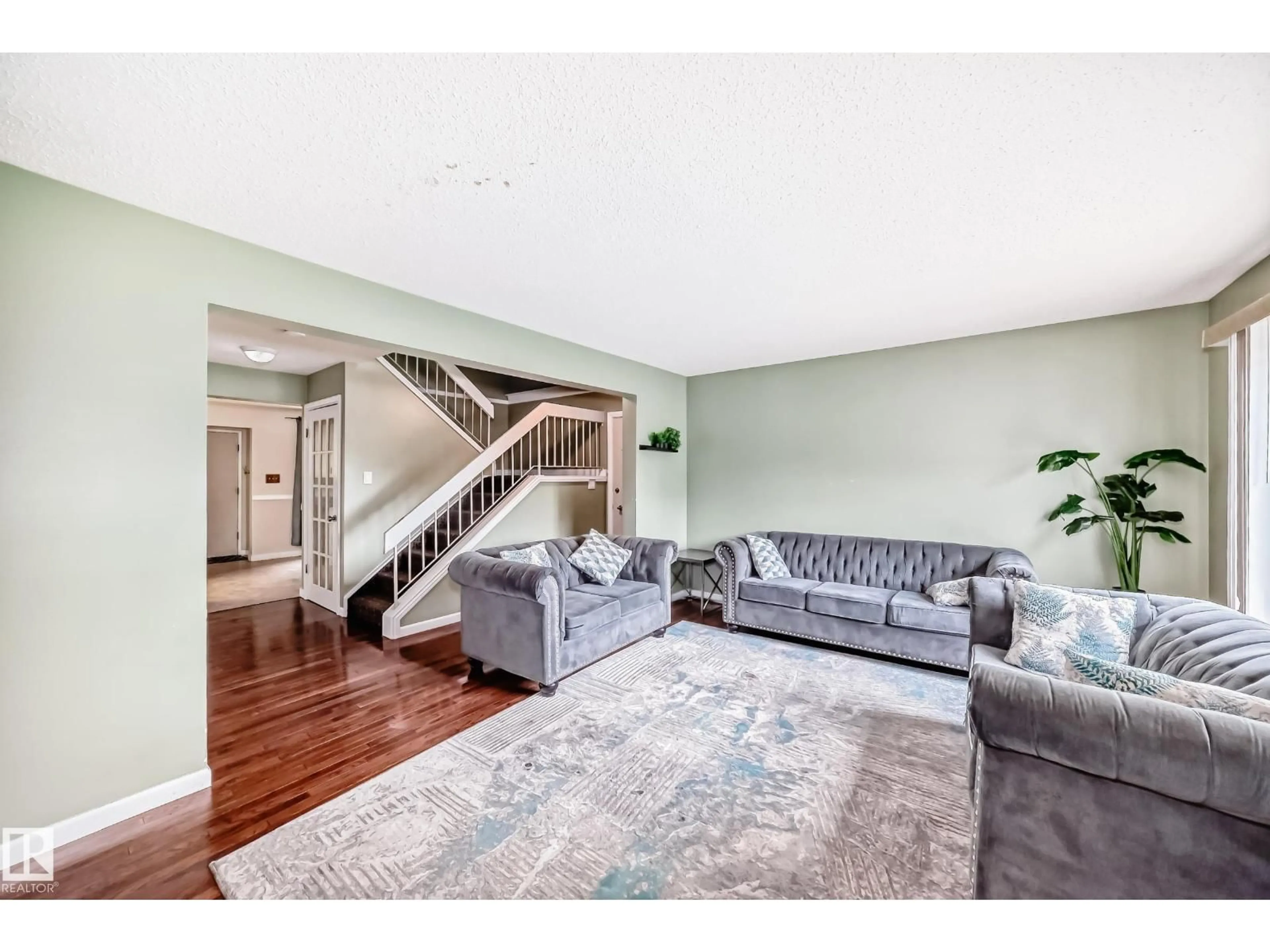 Living room with furniture, unknown for NW - 13621 28 ST, Edmonton Alberta T5A4B5