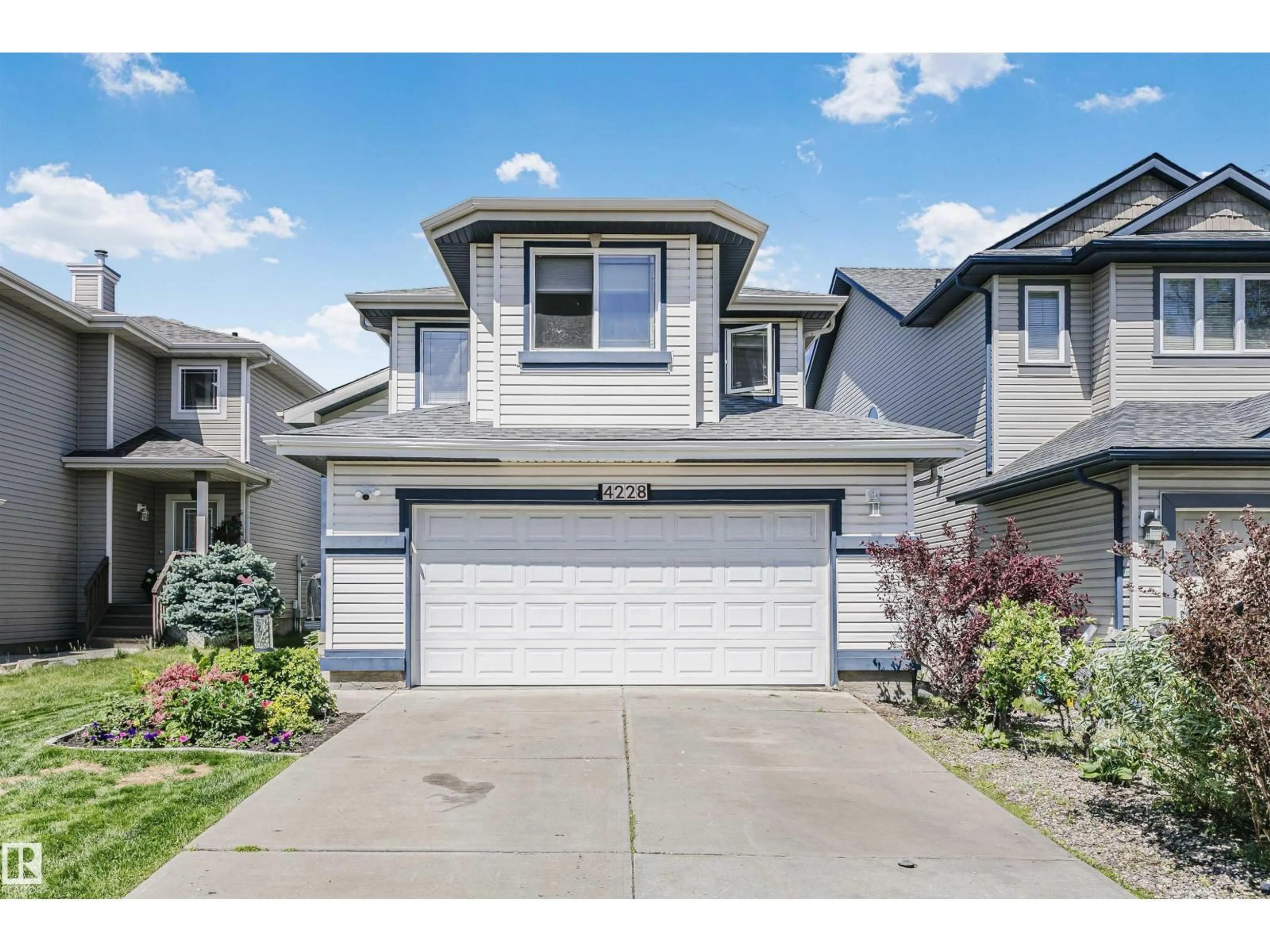 A pic from outside/outdoor area/front of a property/back of a property/a pic from drone, street for 4228 162 AV, Edmonton Alberta T5Y0H8