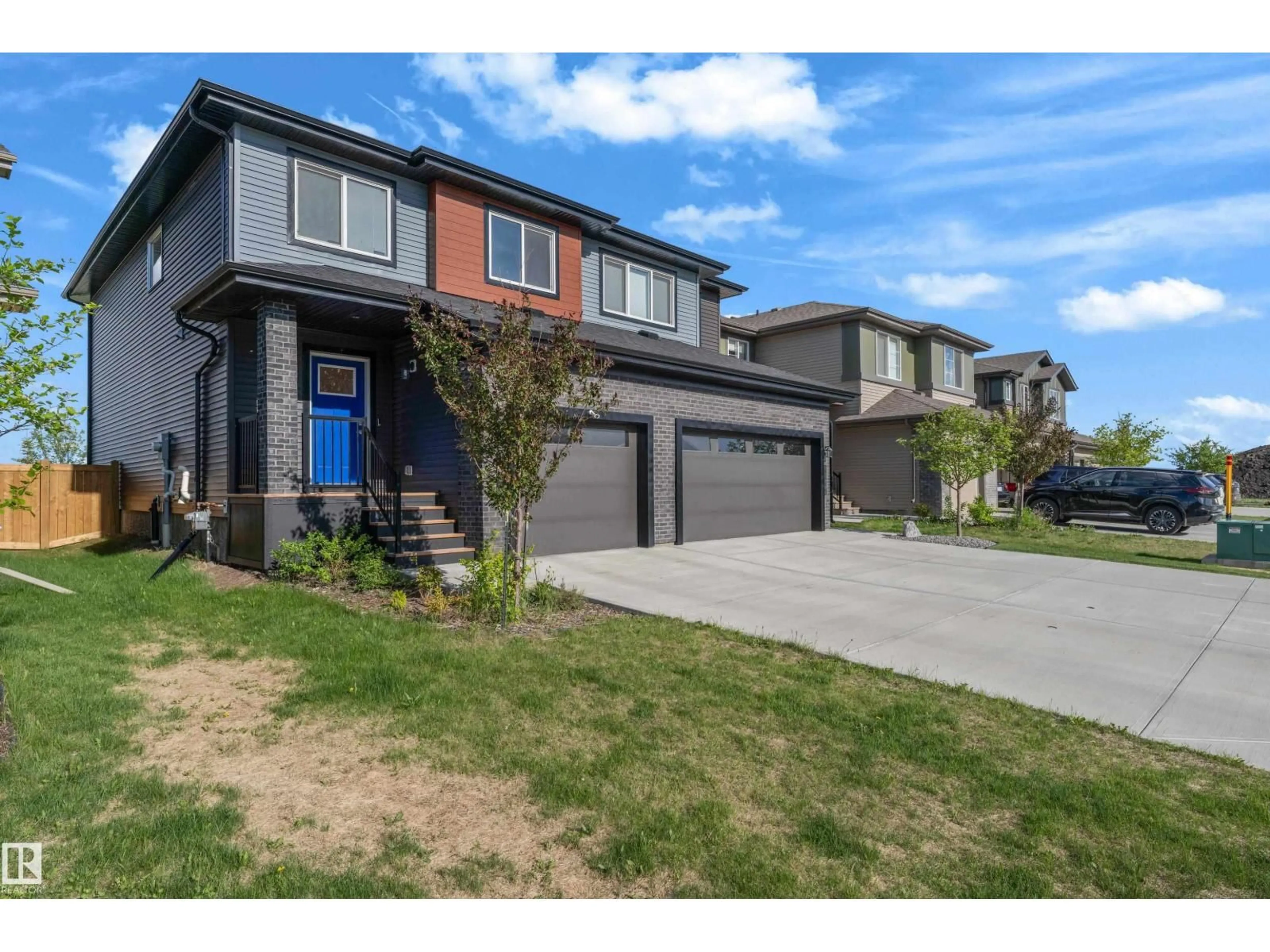 Home with brick exterior material, street for 7647 KORULUK PL, Edmonton Alberta T6W4R7