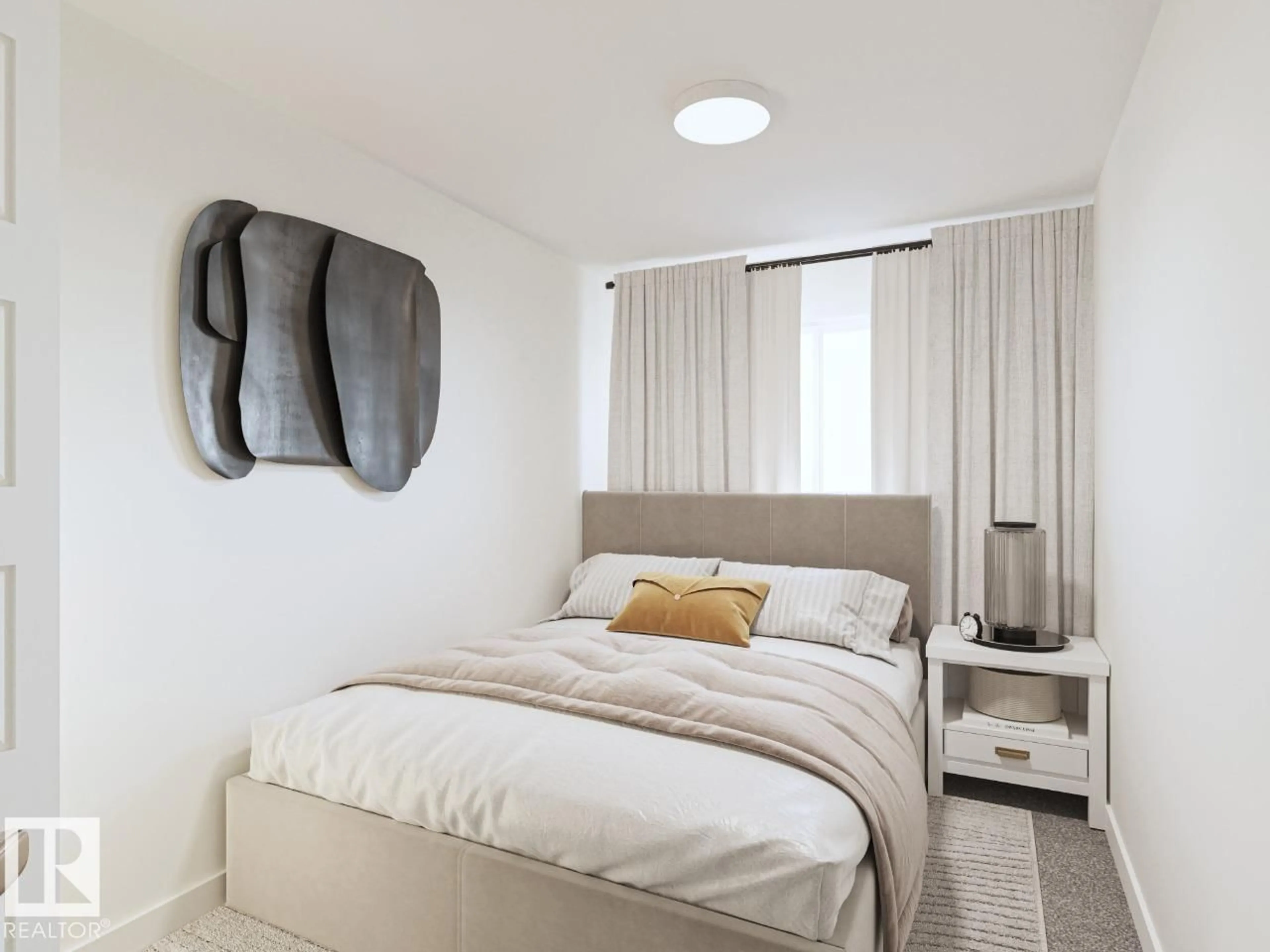 Bedroom with bed, unknown for #17 - 3270 CHERNOWSKI WY, Edmonton Alberta T6W3X2