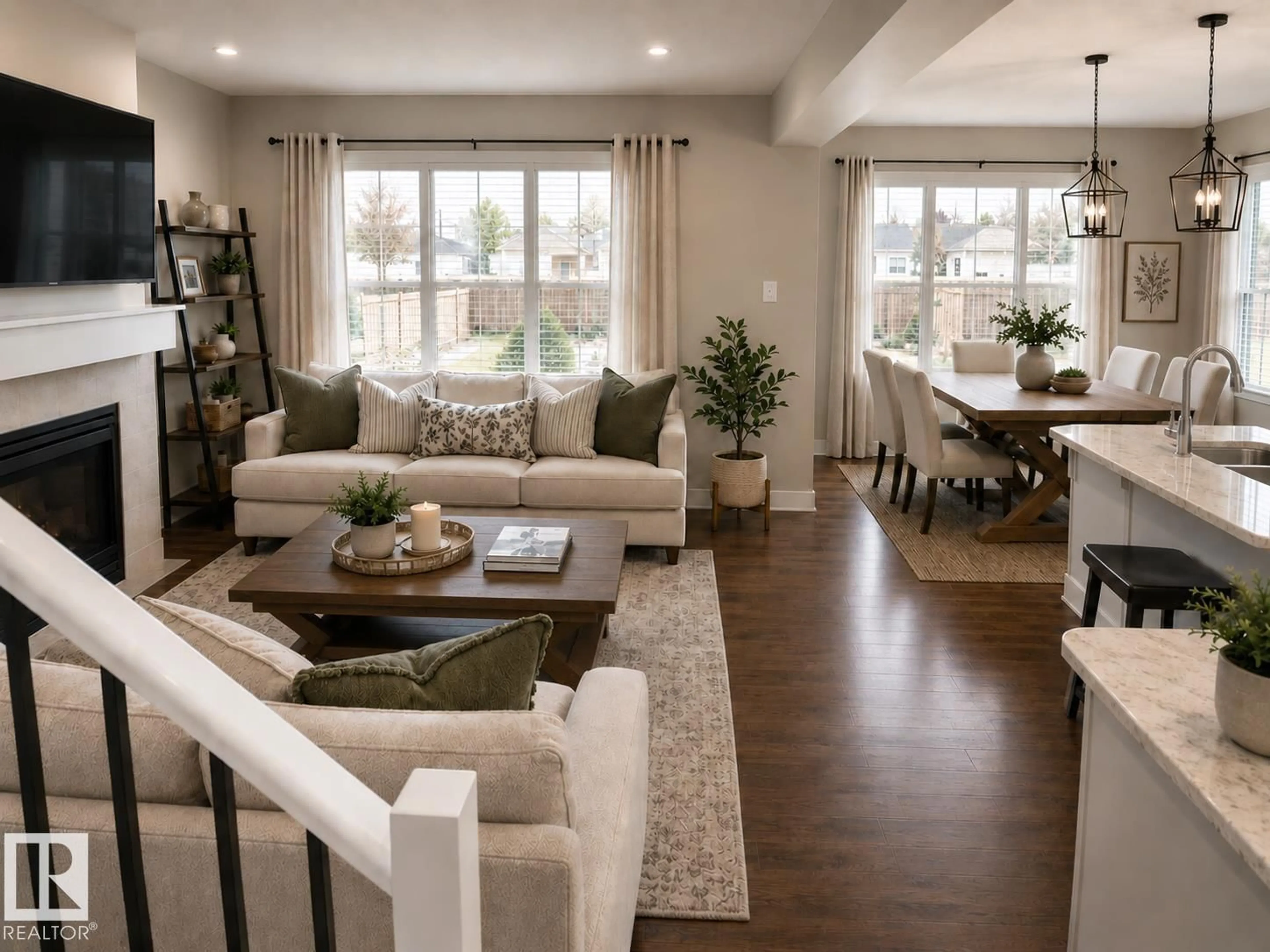 Living room with furniture, unknown for 7274 MORGAN RD, Edmonton Alberta T5E6V7