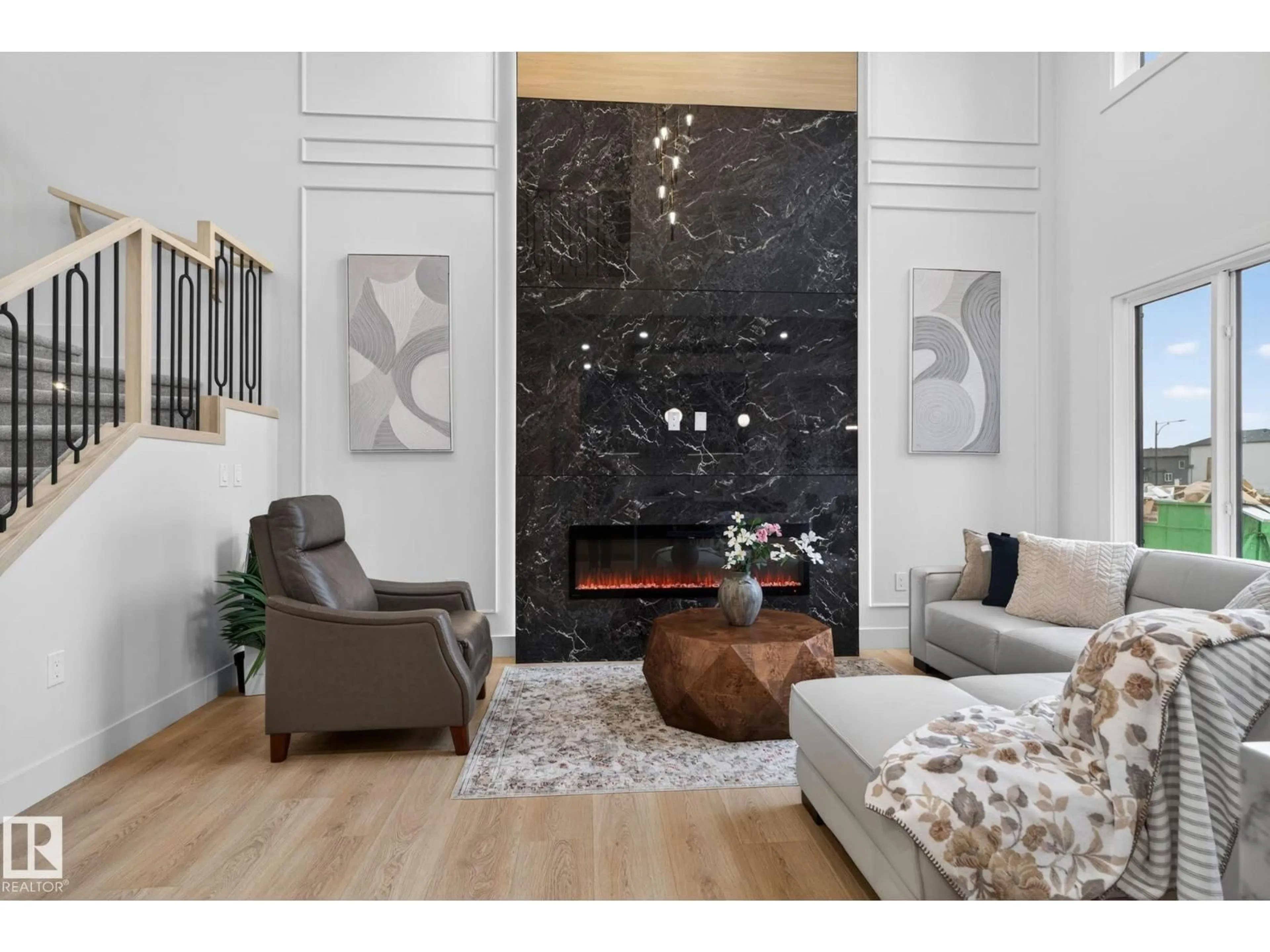 Living room with furniture, unknown for SW - 1707 47 ST, Edmonton Alberta T6X1Y4