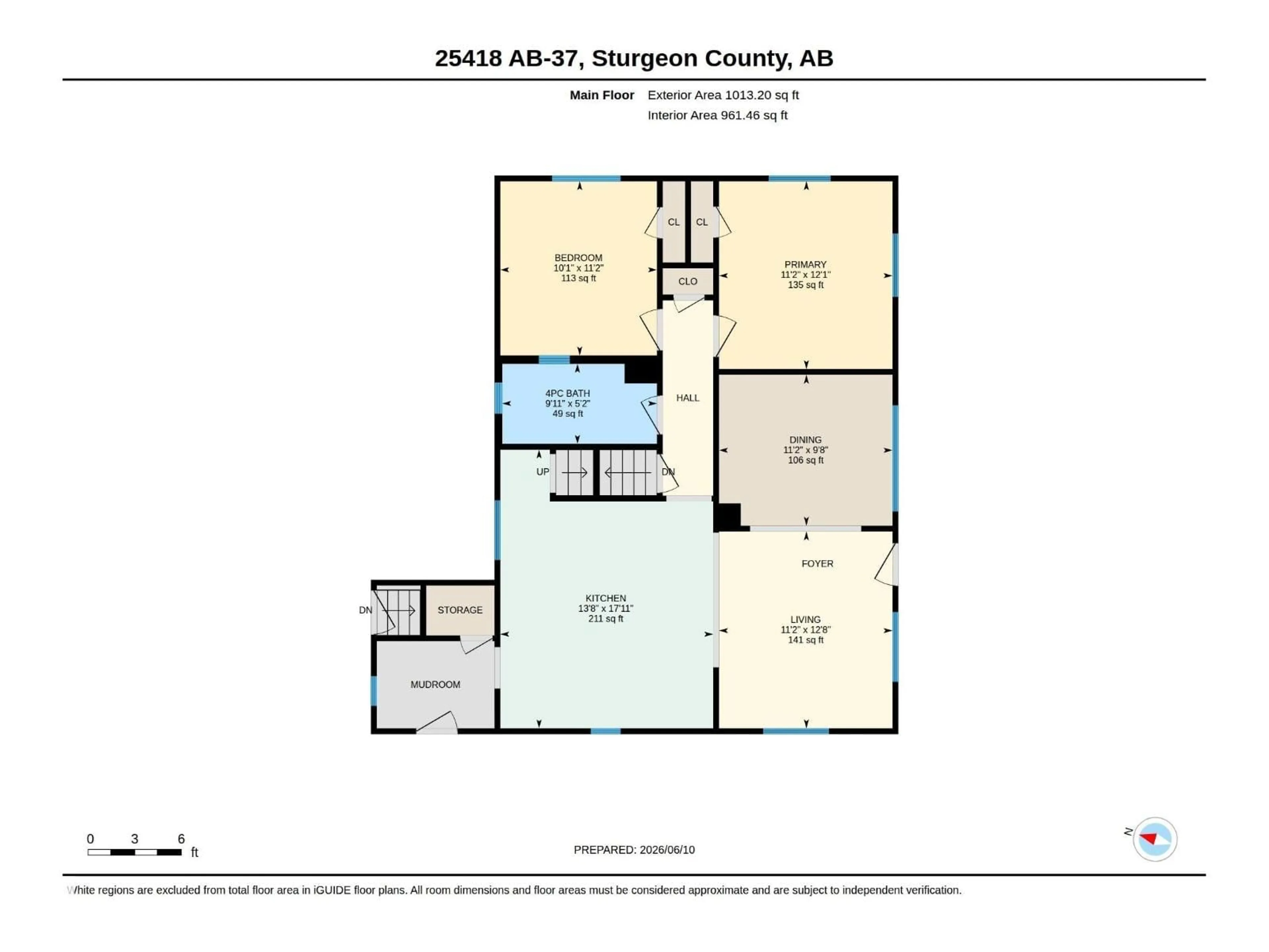 Floor plan for 25418 HWY 37, Rural Sturgeon County Alberta T8T2A3
