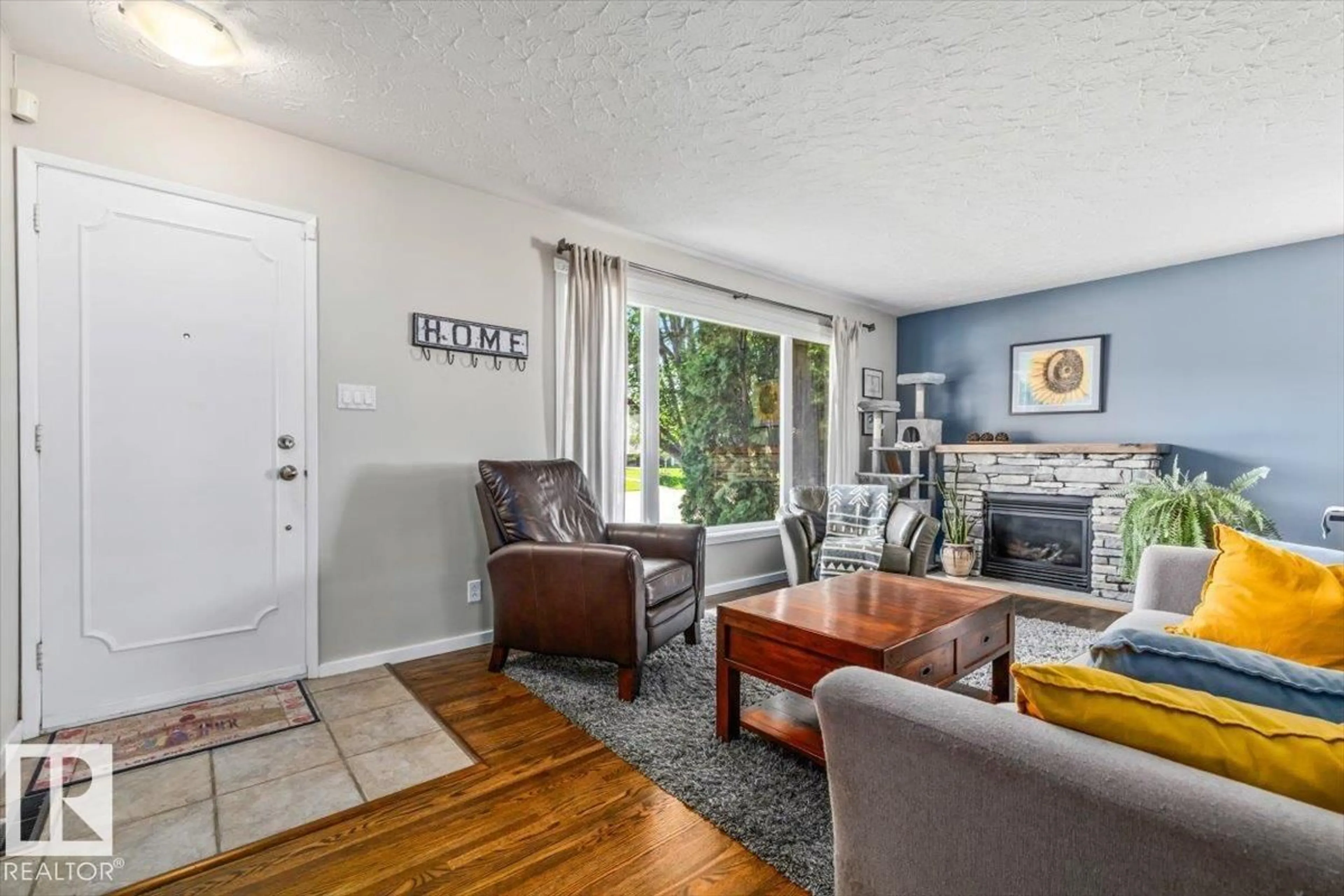 Living room with furniture, unknown for NW - 15022 85 AV, Edmonton Alberta T5R3Z7
