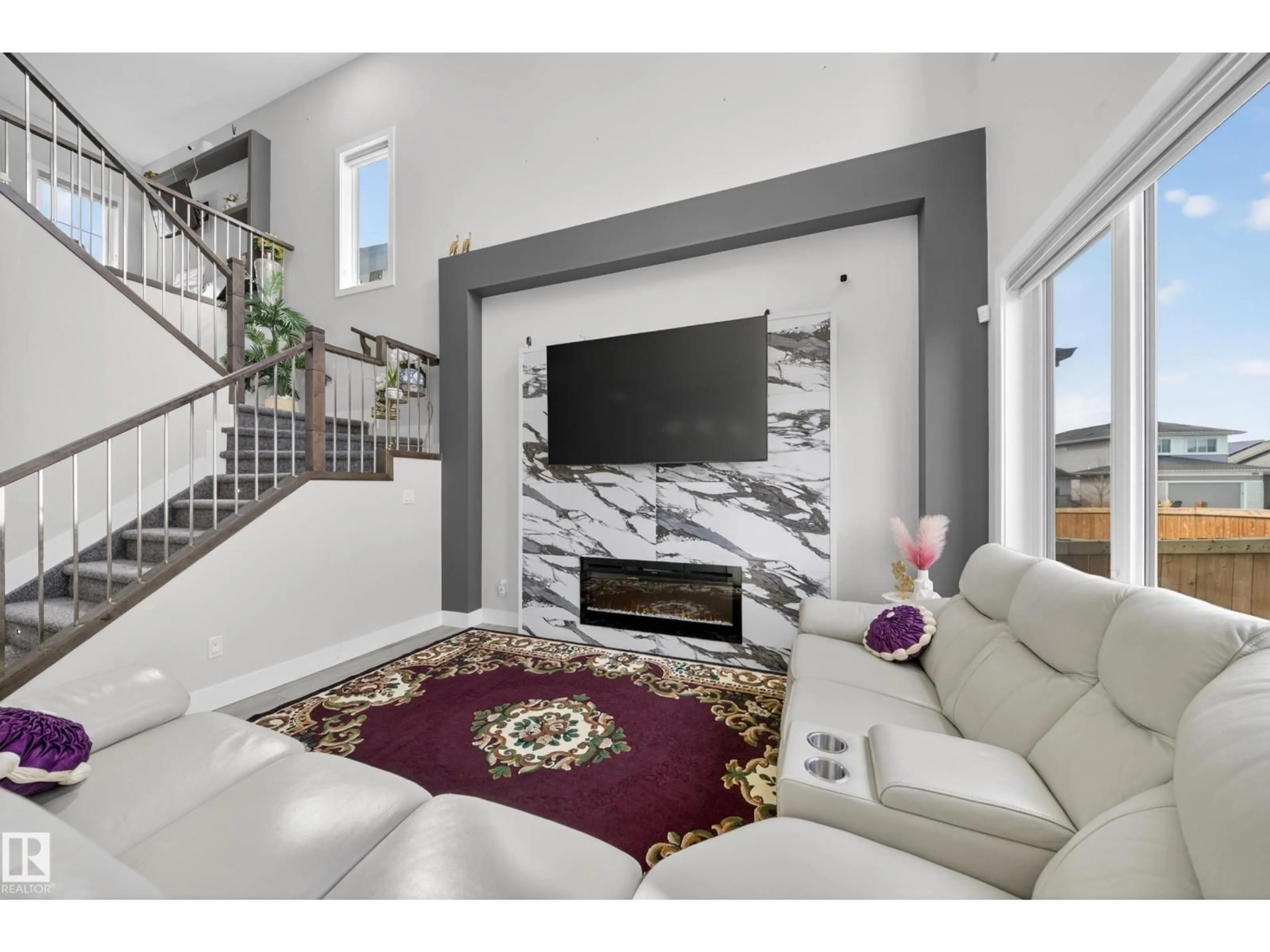 Living room with furniture, unknown for 449 ROBERTS CRES, Leduc Alberta T9E1N4