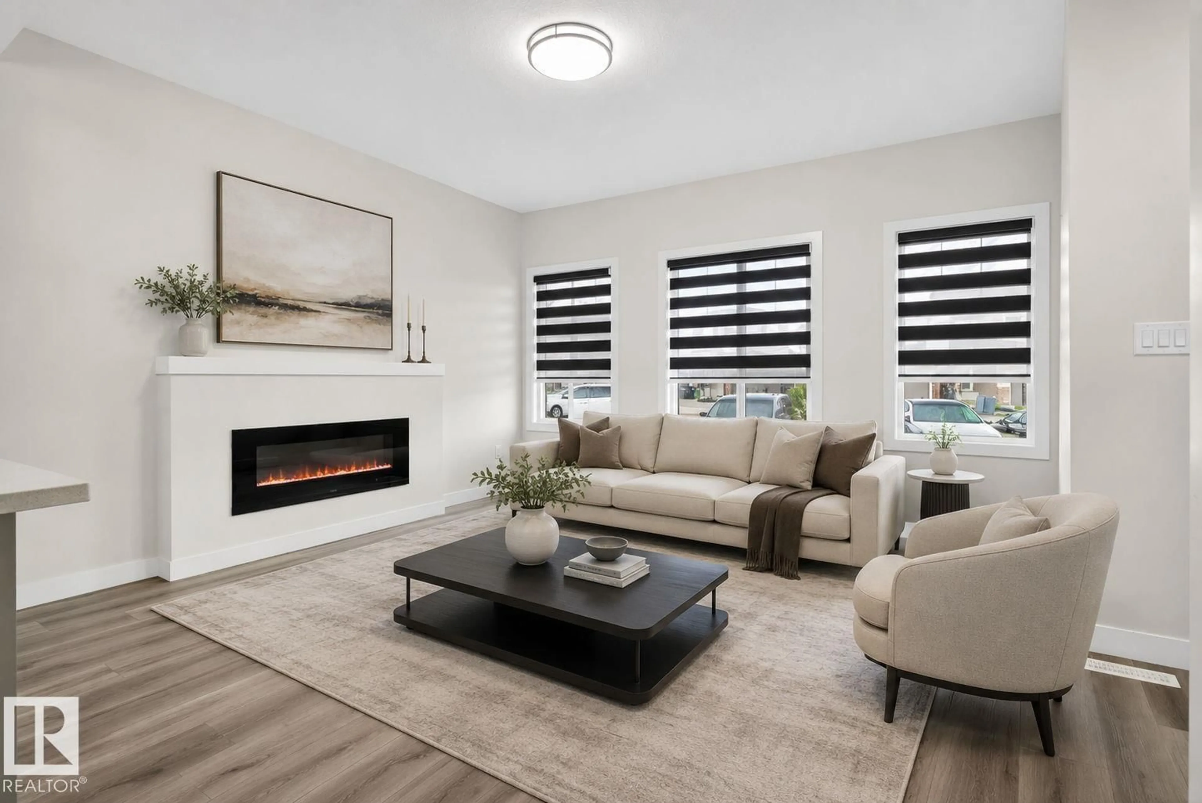 Living room with furniture, unknown for 2628 200 ST, Edmonton Alberta T6M1K3