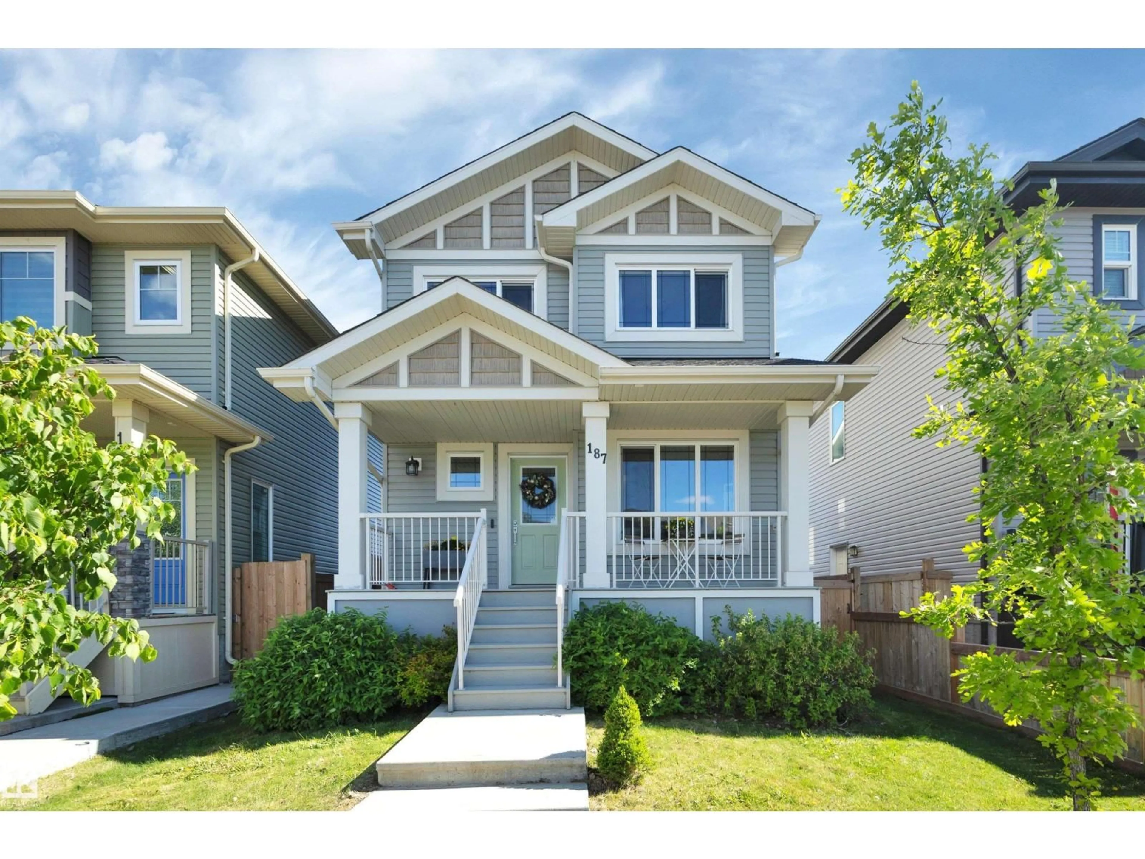 Home with vinyl exterior material, street for 187 KIRPATRICK WY, Leduc Alberta T9E0Z2