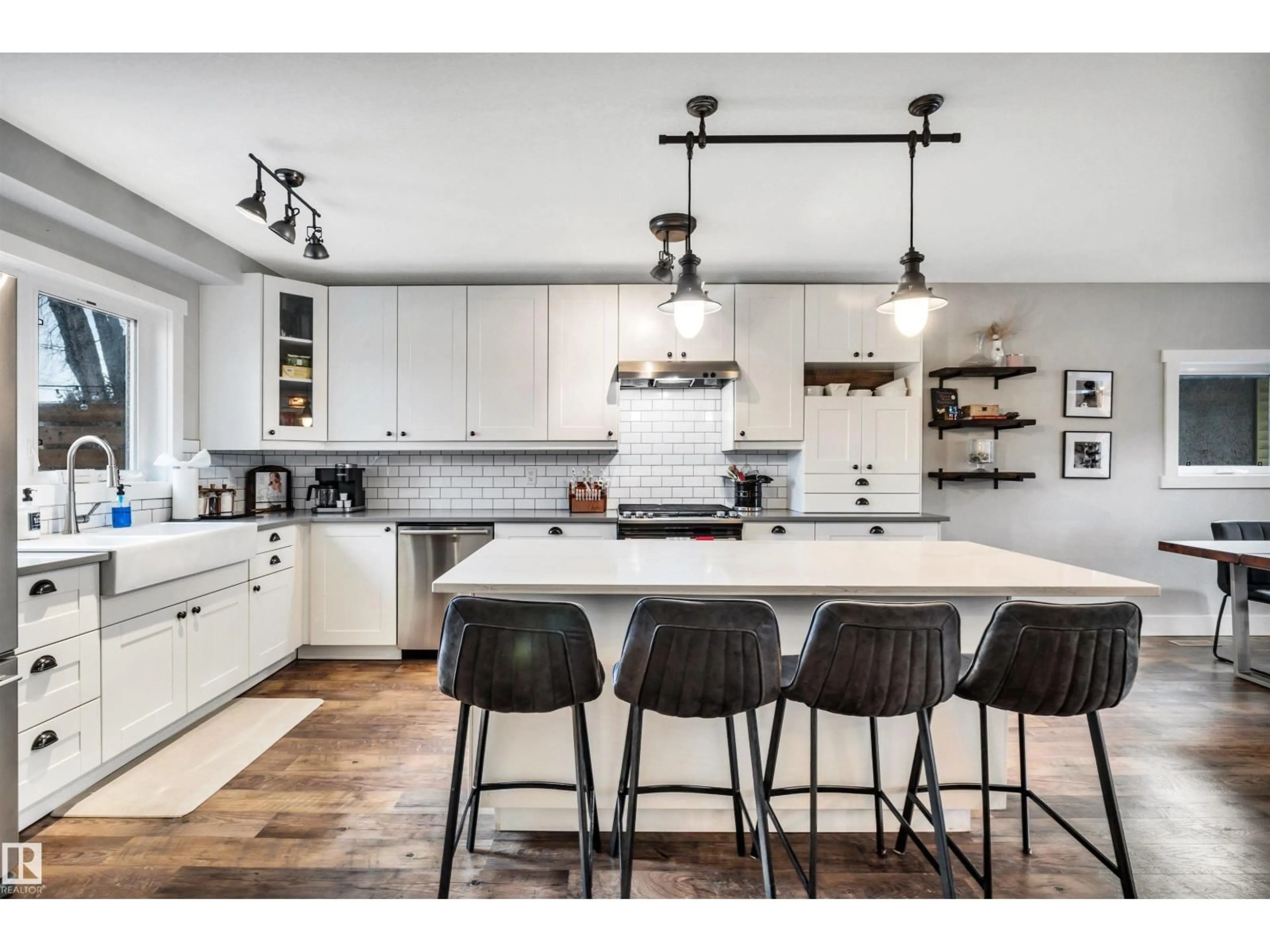 Open concept kitchen, unknown for 10430 148 ST, Edmonton Alberta T5M3G8