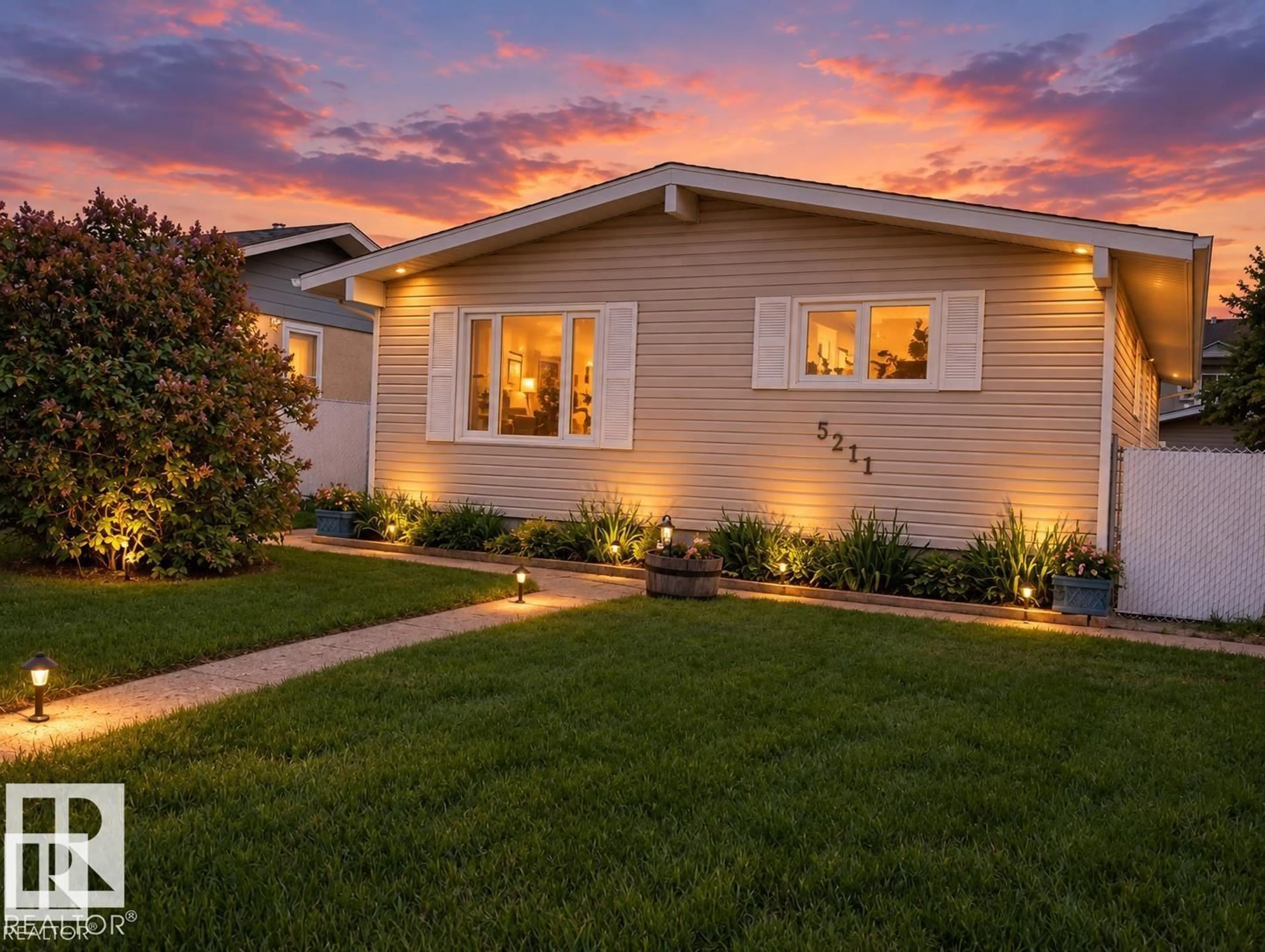Home with vinyl exterior material, street for 5211 53 AV, Tofield Alberta T0B4J0