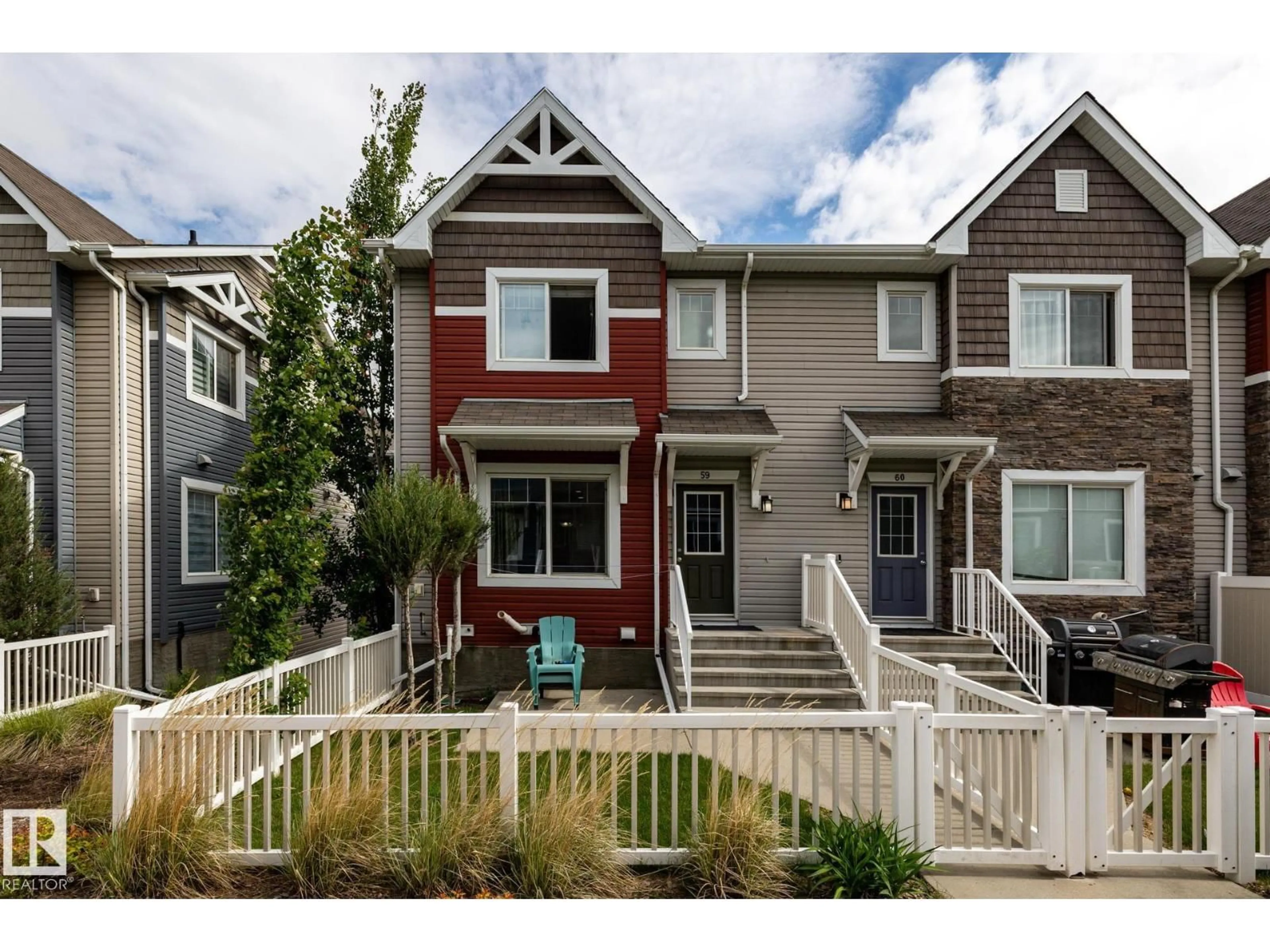 Home with vinyl exterior material, street for #59 - 655 TAMARACK RD, Edmonton Alberta T6T0N4