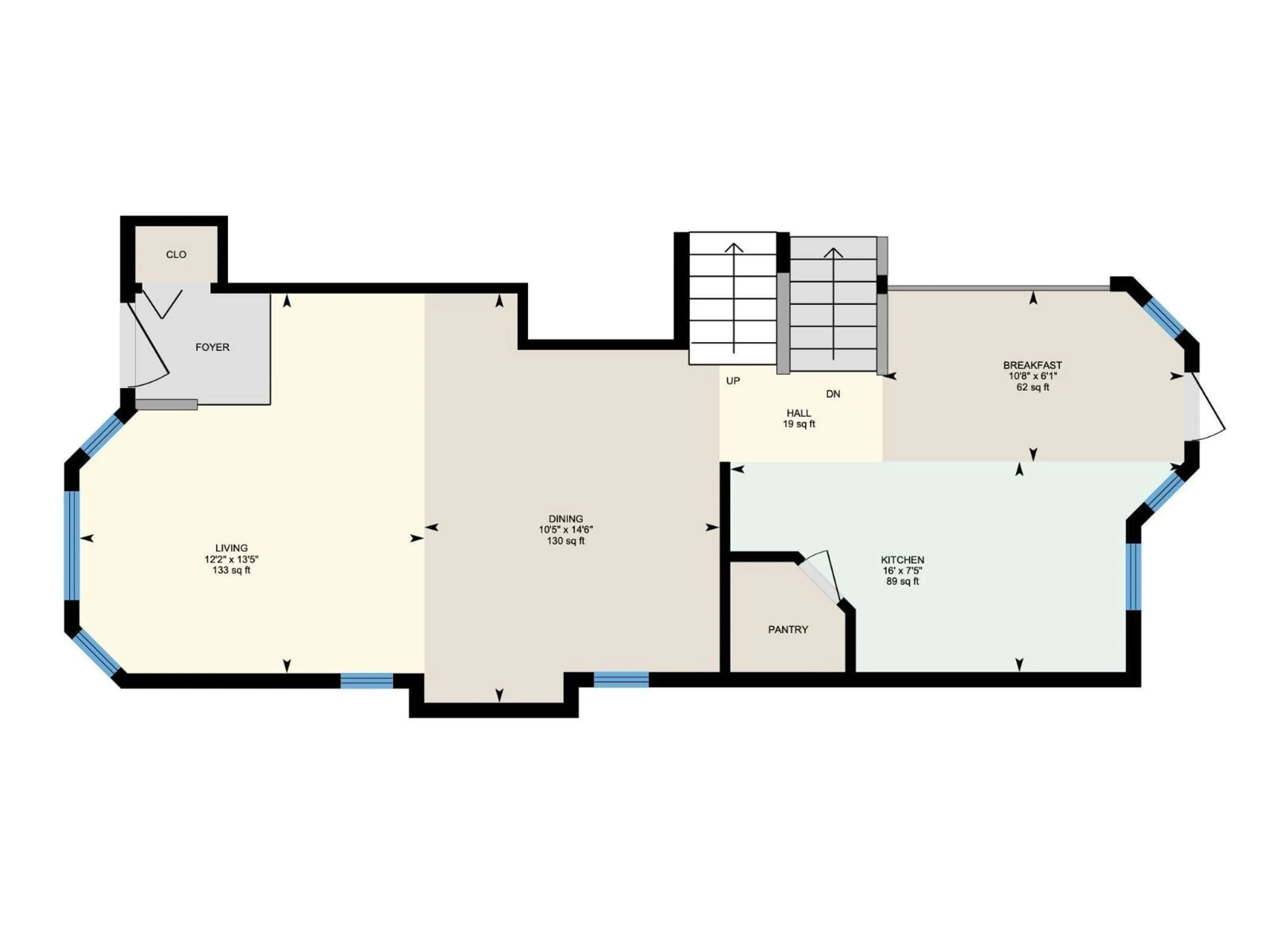 Floor plan for 7716 154 AV, Edmonton Alberta T5Z2Z2
