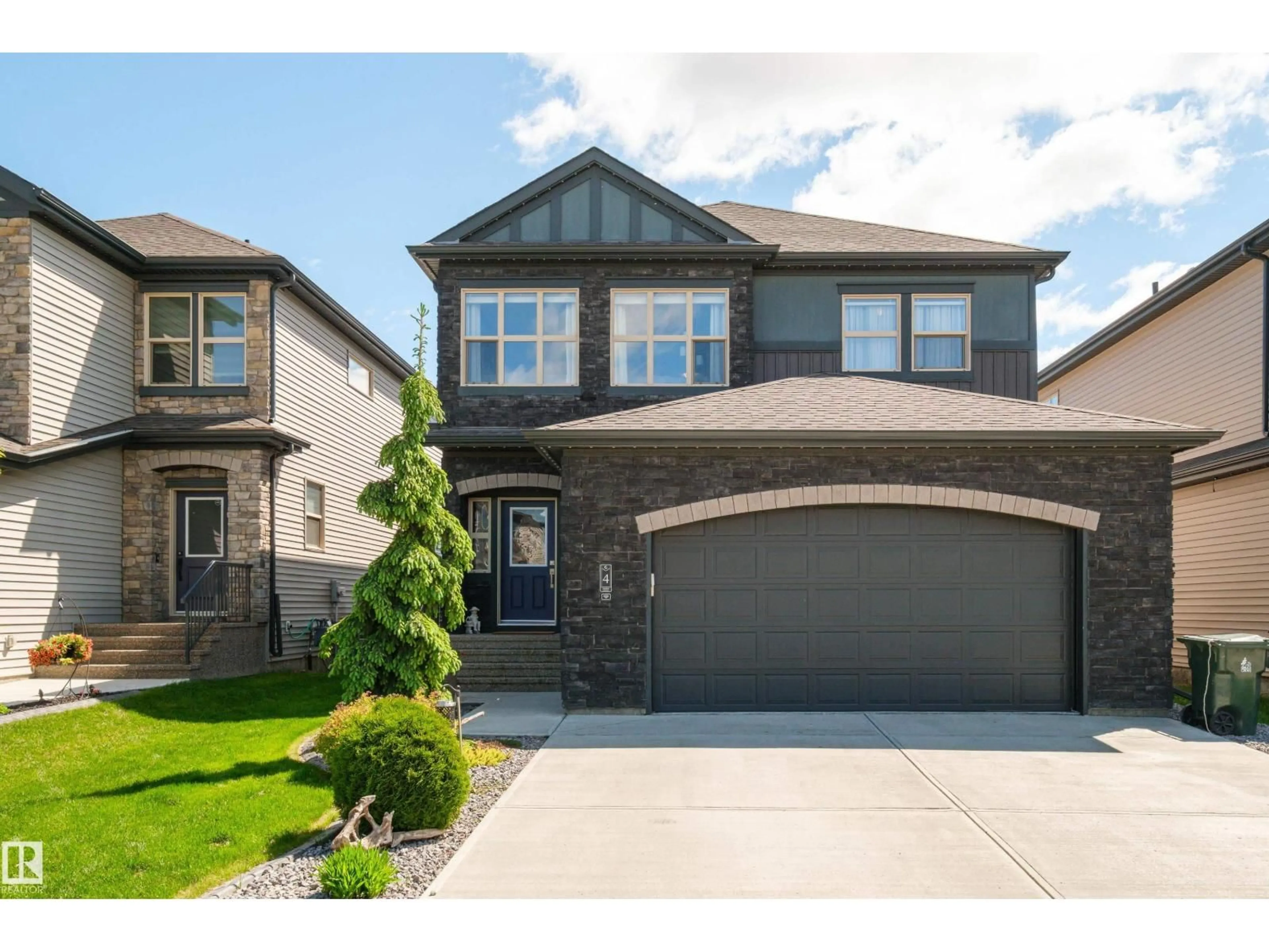 Home with brick exterior material, street for 4 GEORGE LD, Spruce Grove Alberta T7X0M2