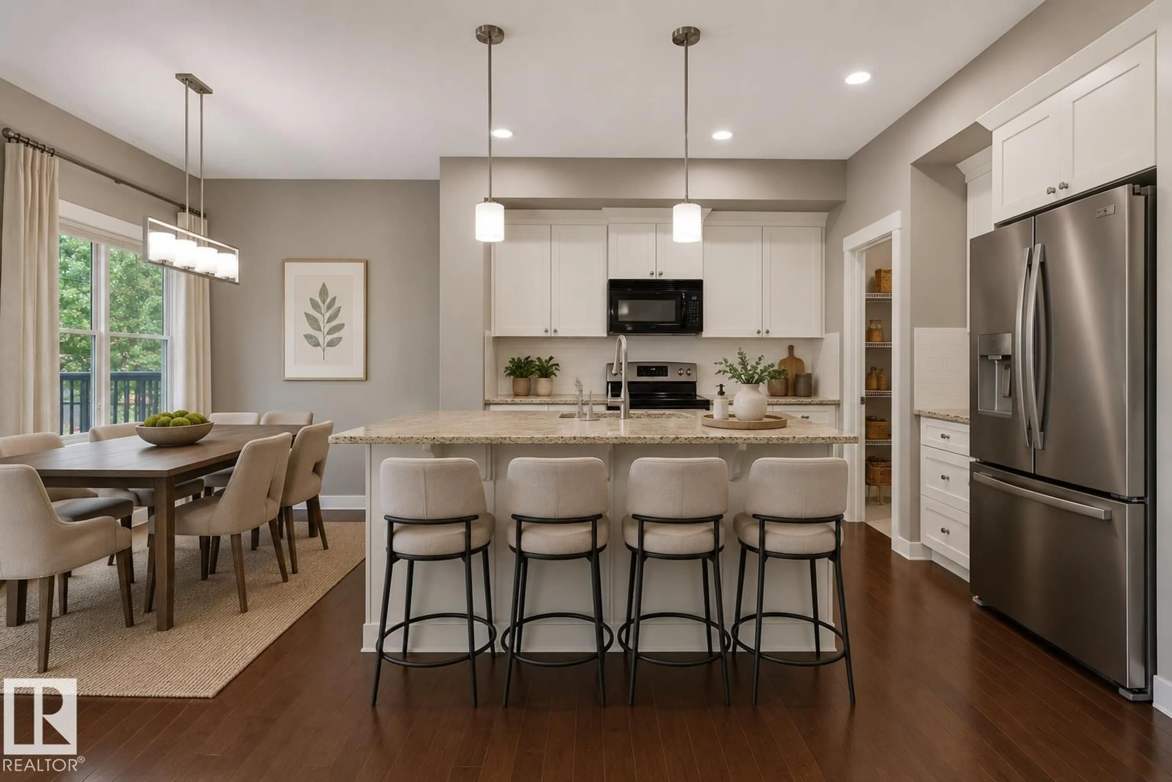 Open concept kitchen, unknown for 37 GREENBURY MR, Spruce Grove Alberta T7X0M1