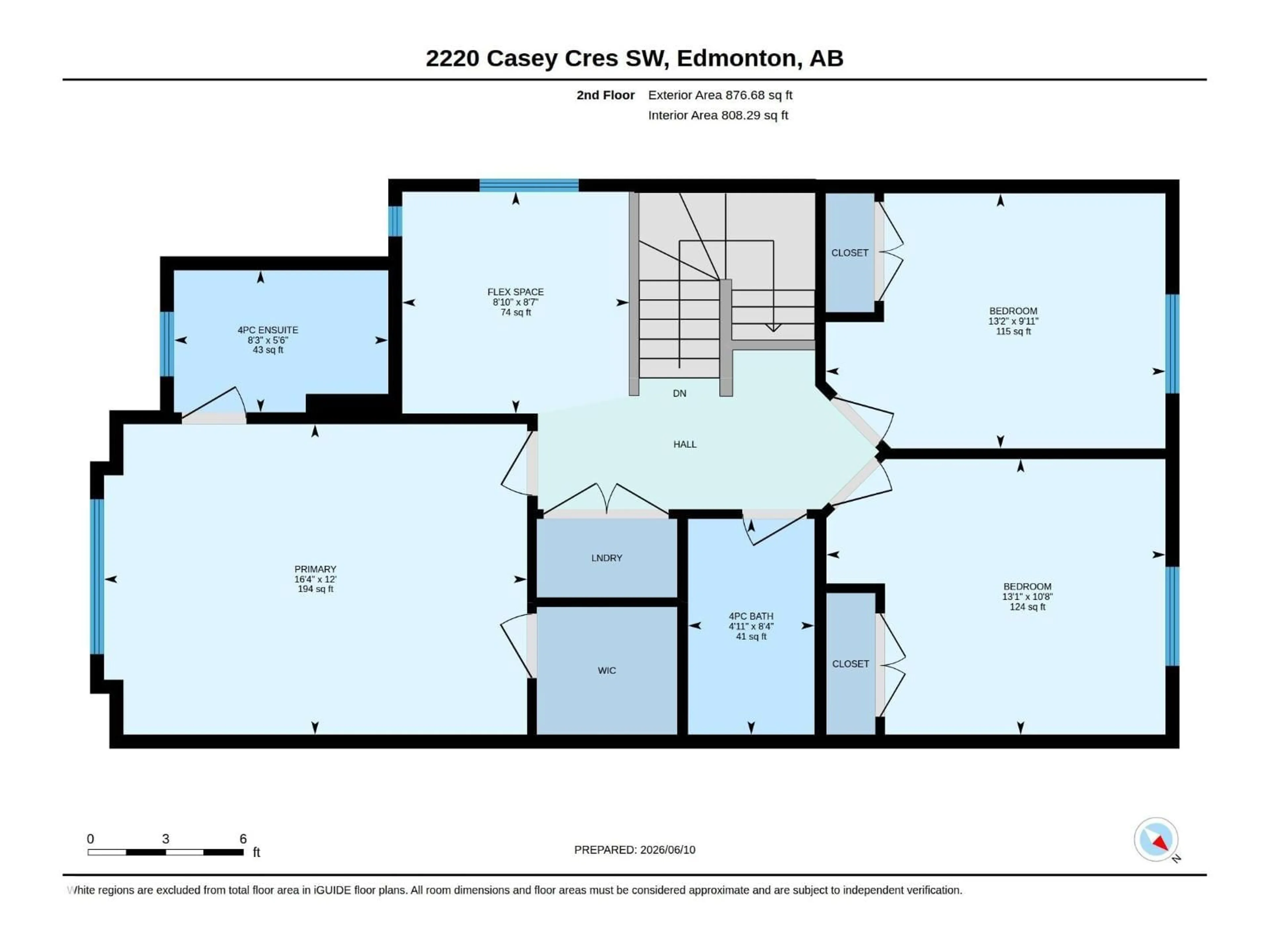 Floor plan for 2220 CASEY CR, Edmonton Alberta T6W3M6
