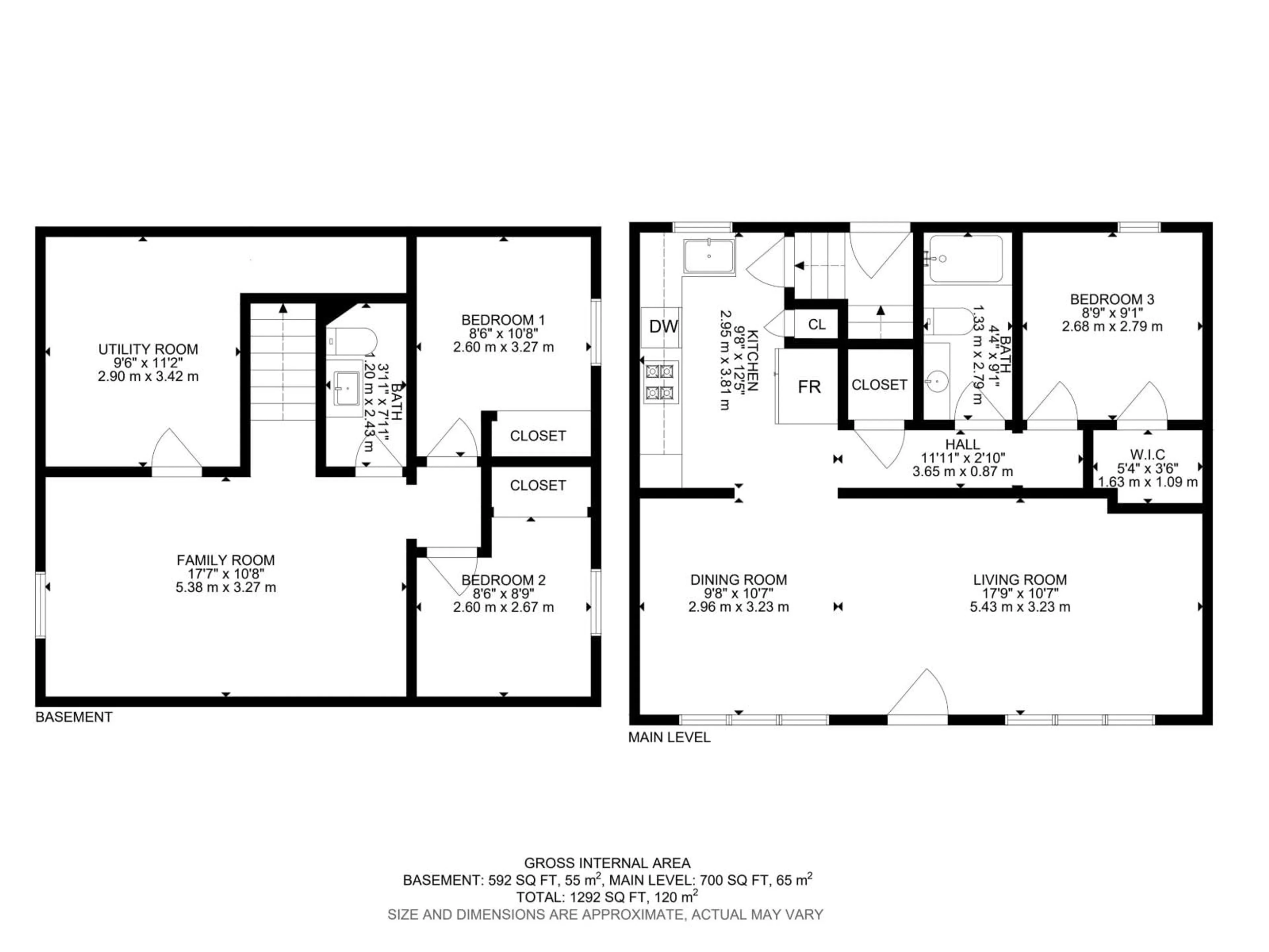 Floor plan for 15771 106A AV, Edmonton Alberta T2P0X2