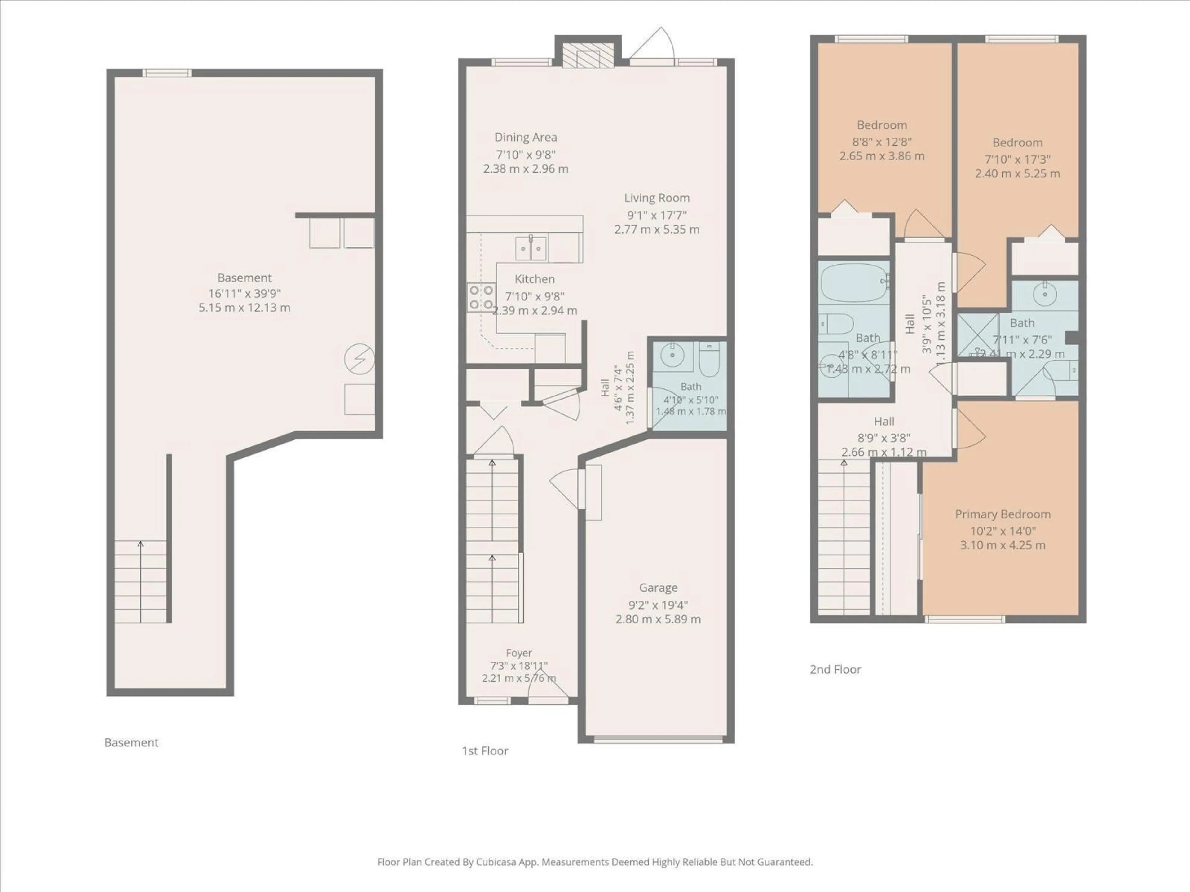 Floor plan for 15 - 67 WOODSMERE, Fort Saskatchewan Alberta T8L4S2