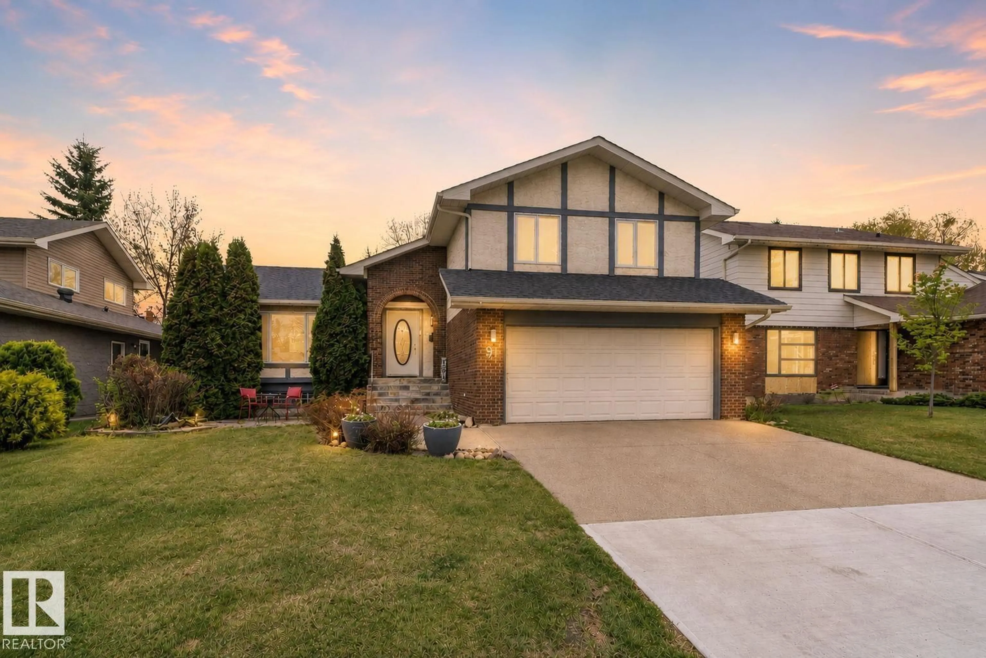 Home with brick exterior material, street for 91 GARIEPY CR, Edmonton Alberta T6M1B5
