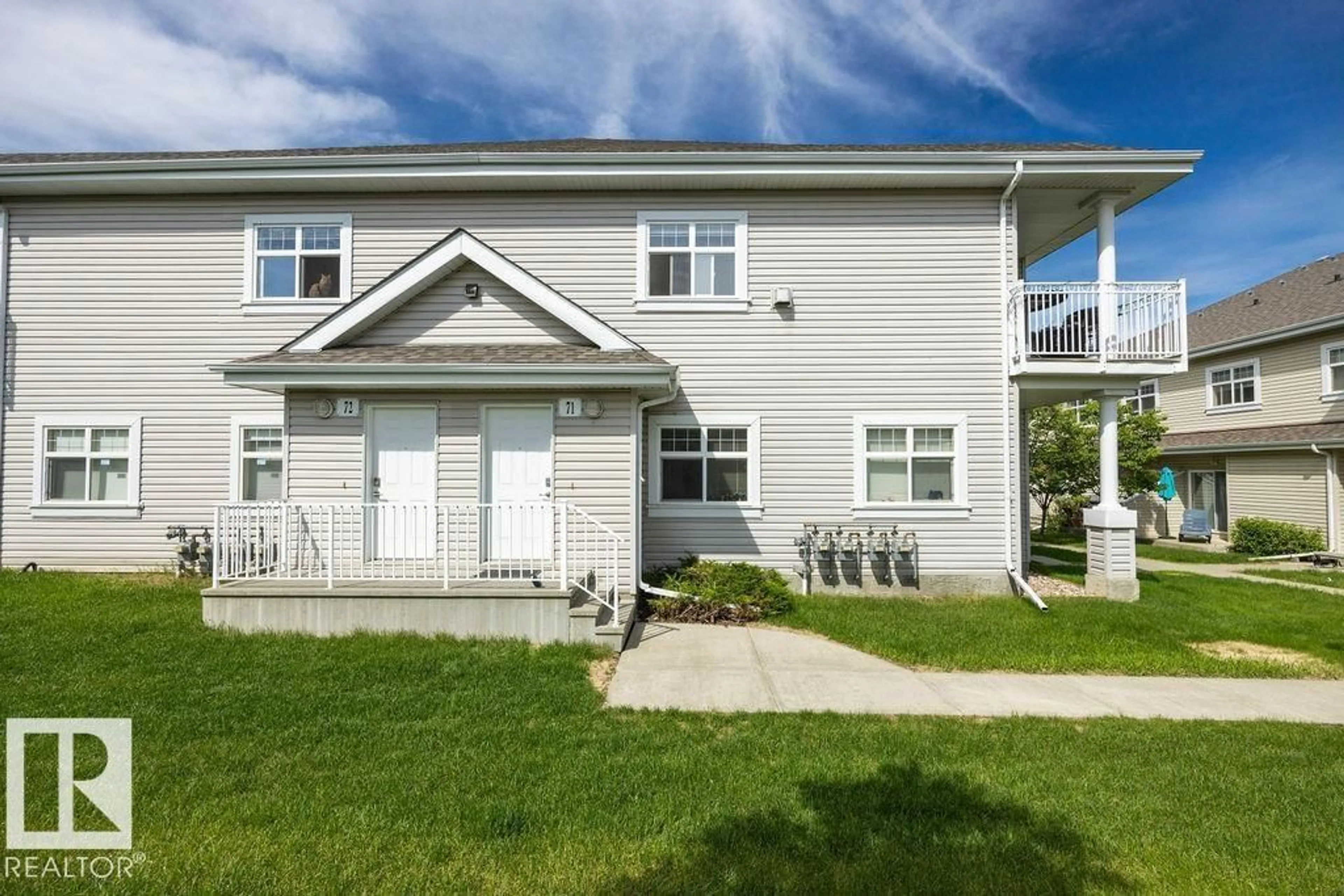 Home with vinyl exterior material, street for #71 - 3040 SPENCE WD, Edmonton Alberta T6X1N7