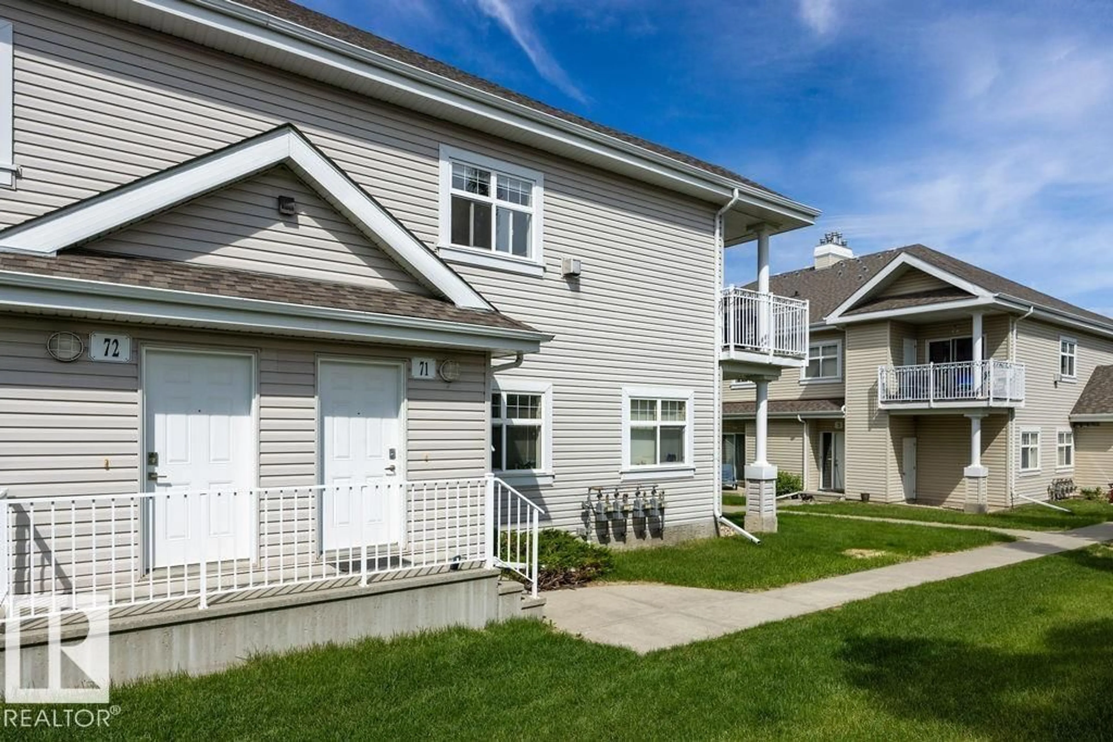 Home with vinyl exterior material, street for #71 - 3040 SPENCE WD, Edmonton Alberta T6X1N7