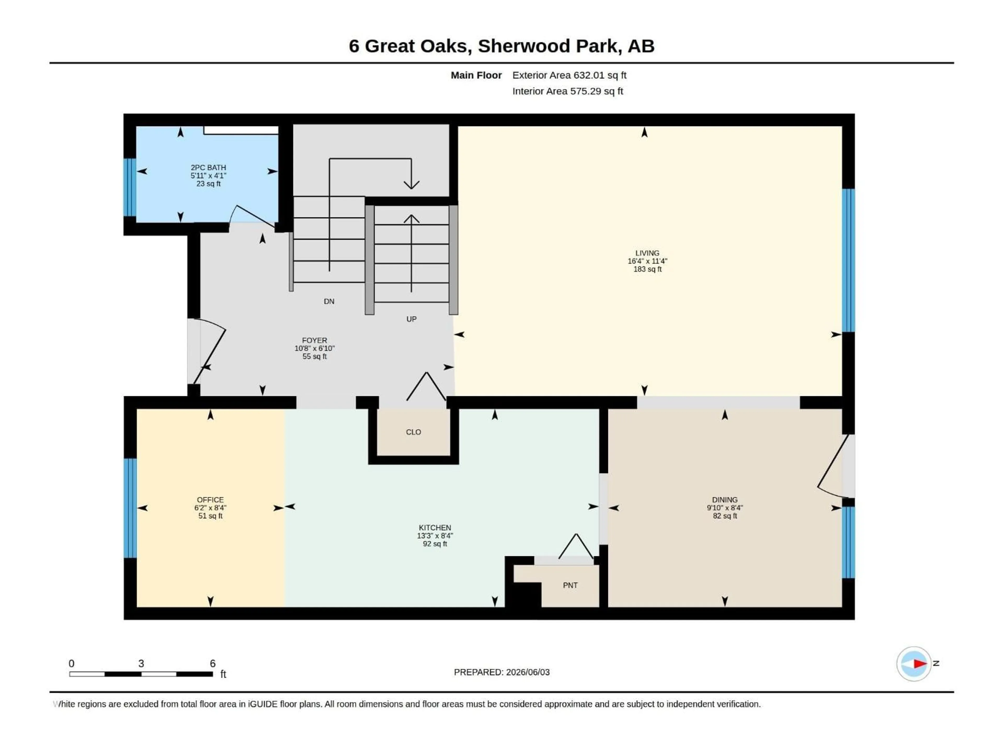 Floor plan for 6 GREAT OAKS, Sherwood Park Alberta T8A0V8