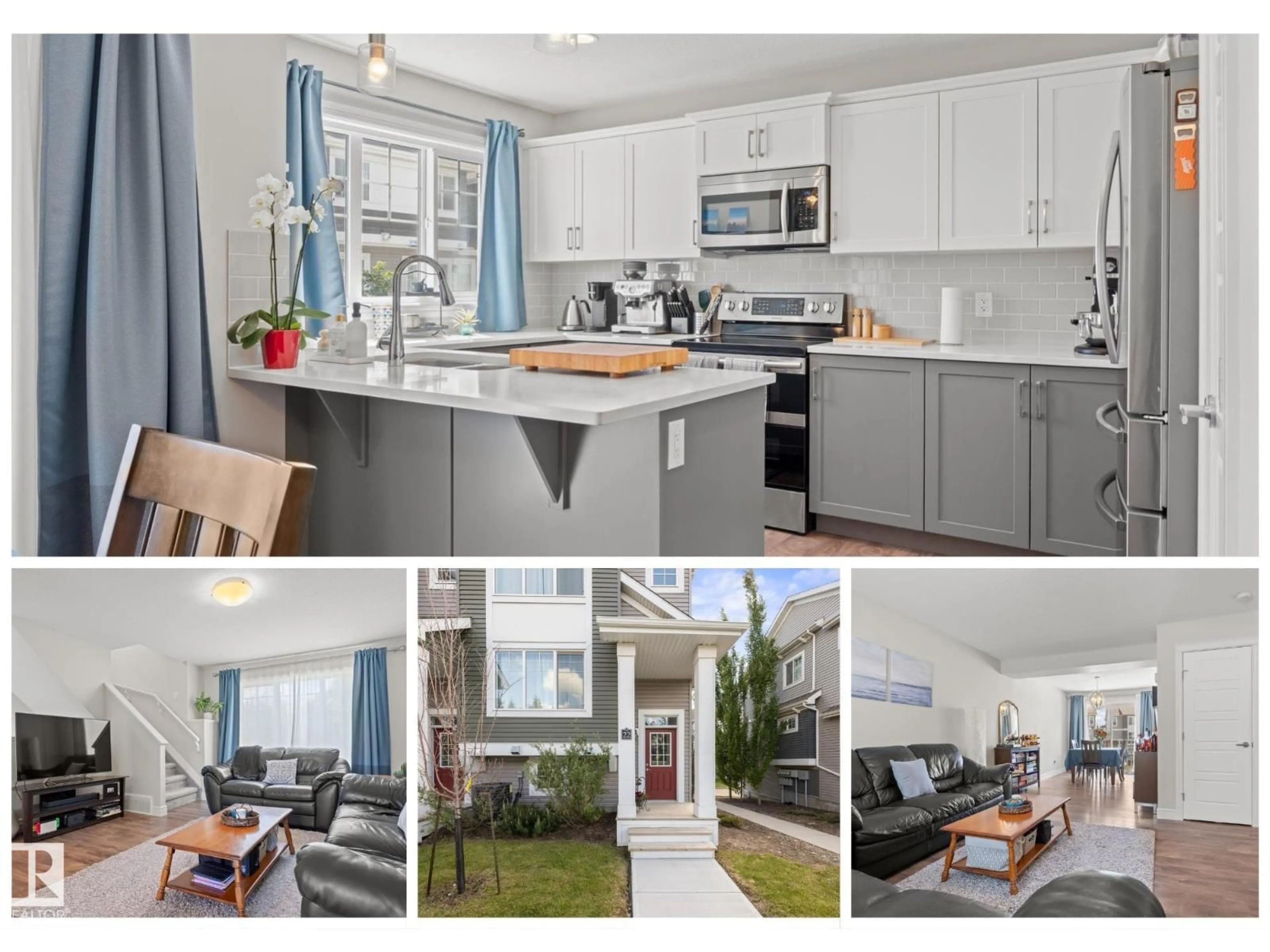 Open concept kitchen, unknown for #22 - 1391 STARLING DR, Edmonton Alberta T5S0L3