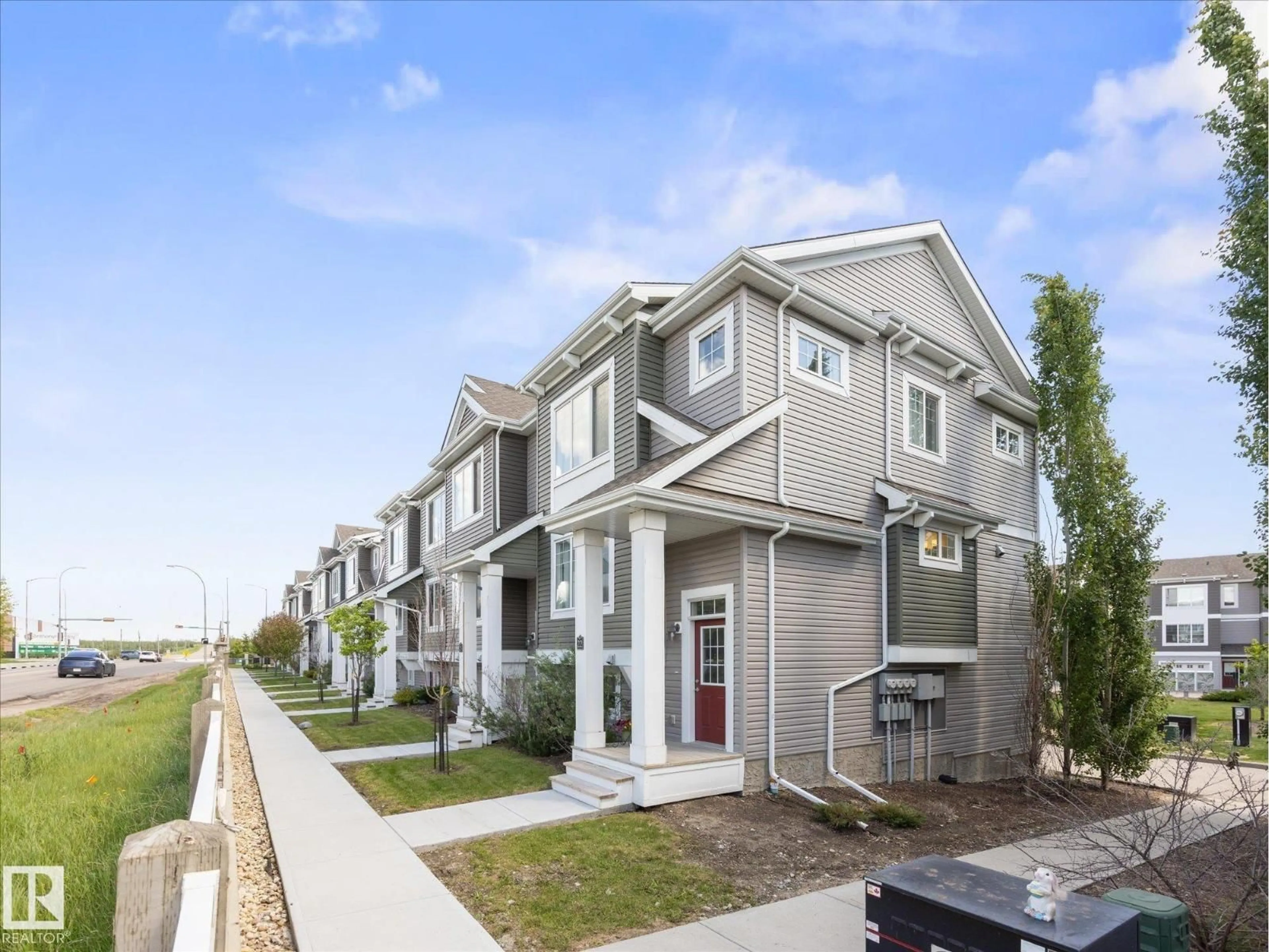 Home with vinyl exterior material, street for #22 - 1391 STARLING DR, Edmonton Alberta T5S0L3