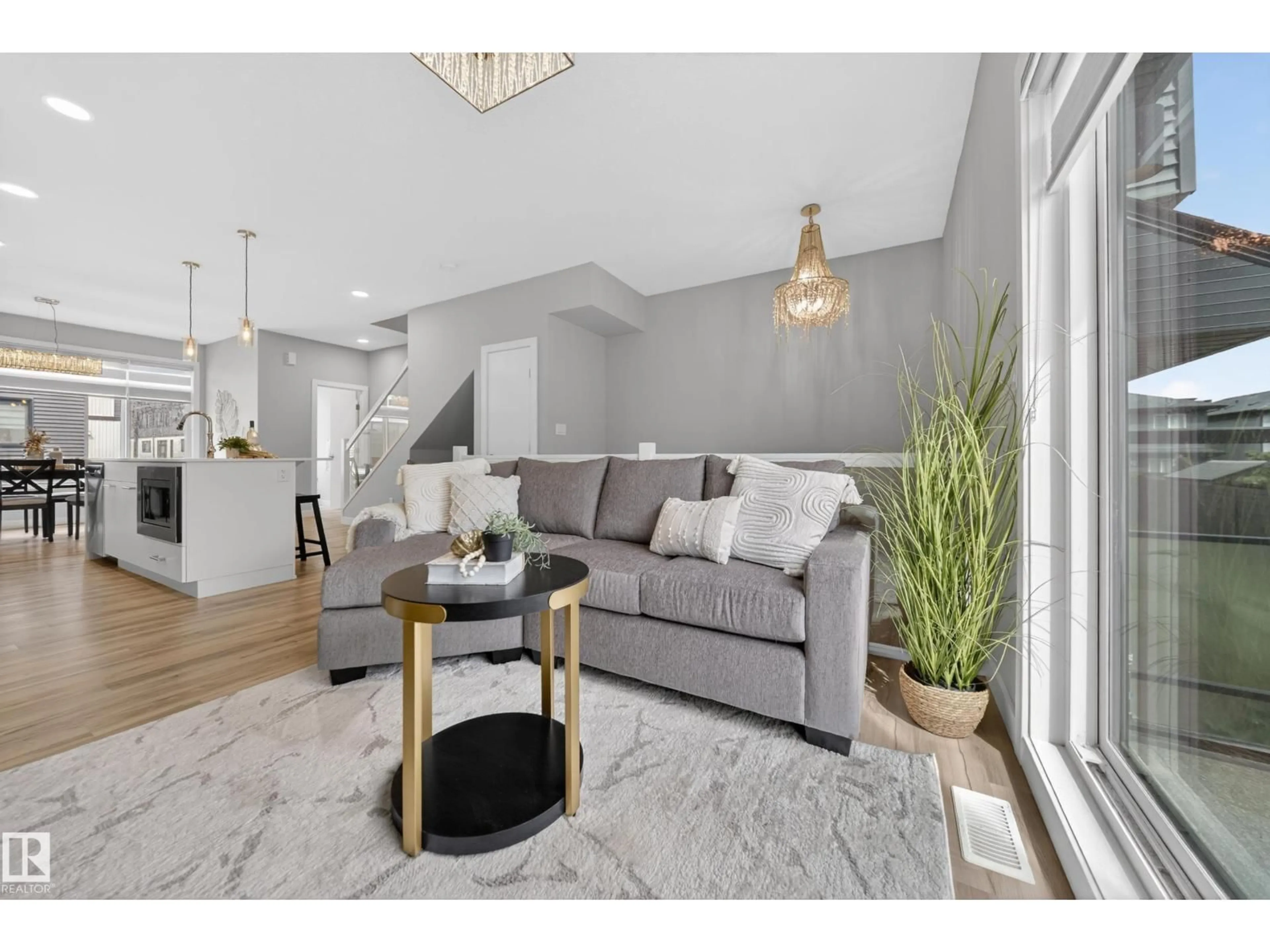 Living room with furniture, unknown for 52 1729 KEENE CR, Edmonton Alberta T6W4B6